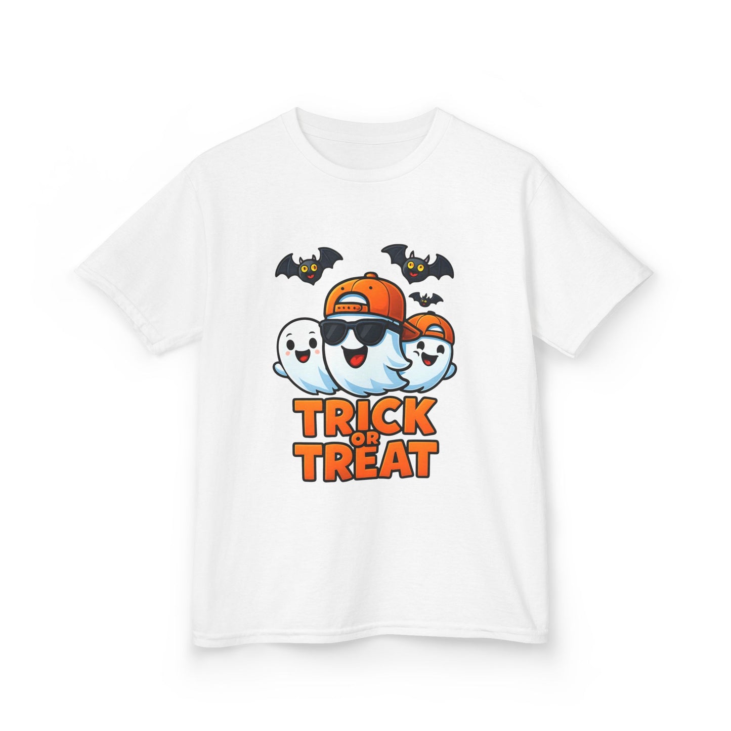 Cute Halloween Kids Tee, Trick or Treat T-Shirt, this tee transforms everyday wear into a playful celebration, making it ideal for Halloween festivities!