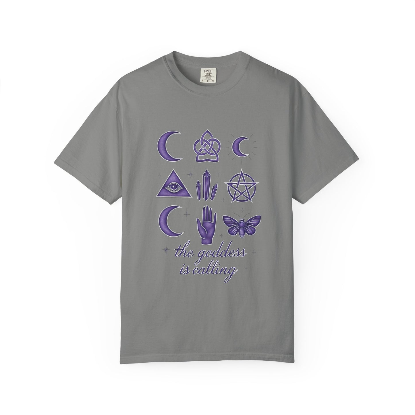 The Goddess is Calling Shirt, a celebration of divine feminine energy, seamlessly blending style and spirituality.
