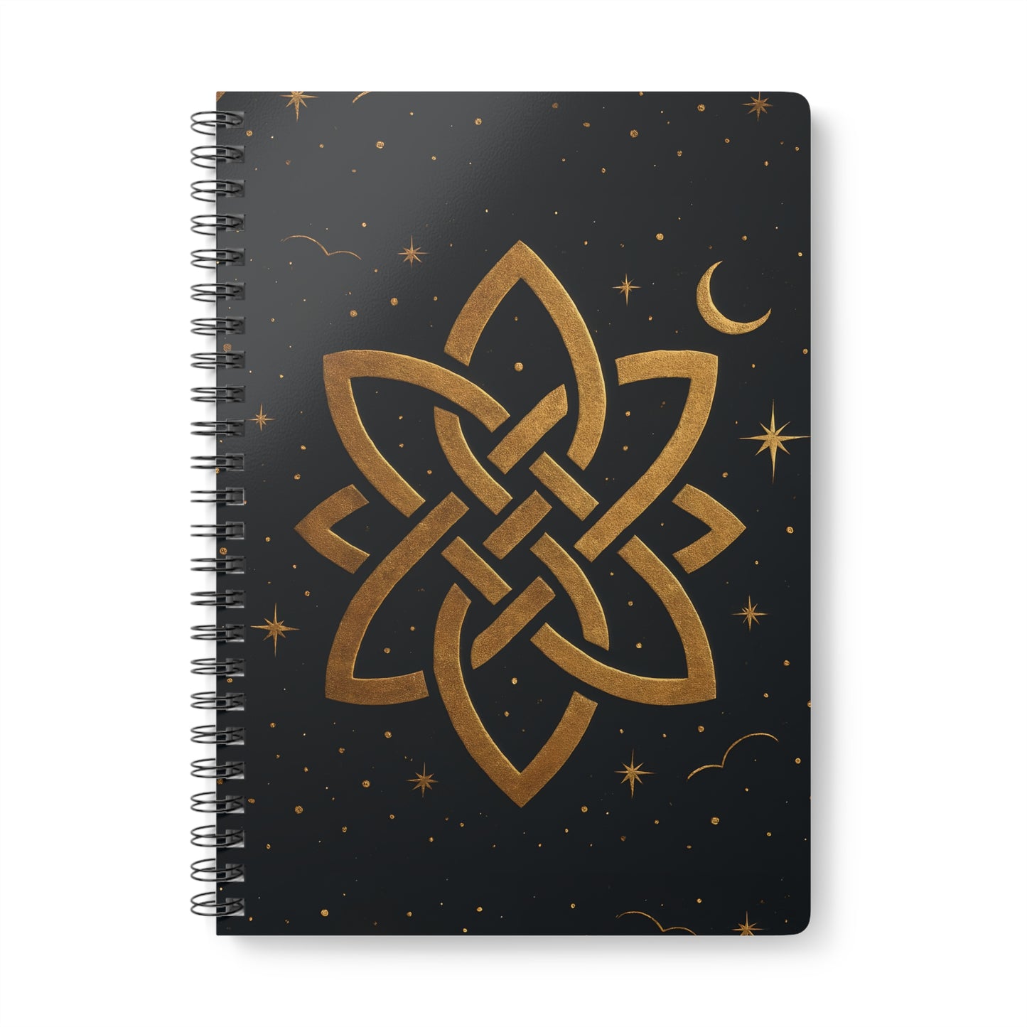 Witch's Knot Soft Notebook, This witch notebook is more than just a place for thoughts; it's your personal book of shadows, your magical grimoire.