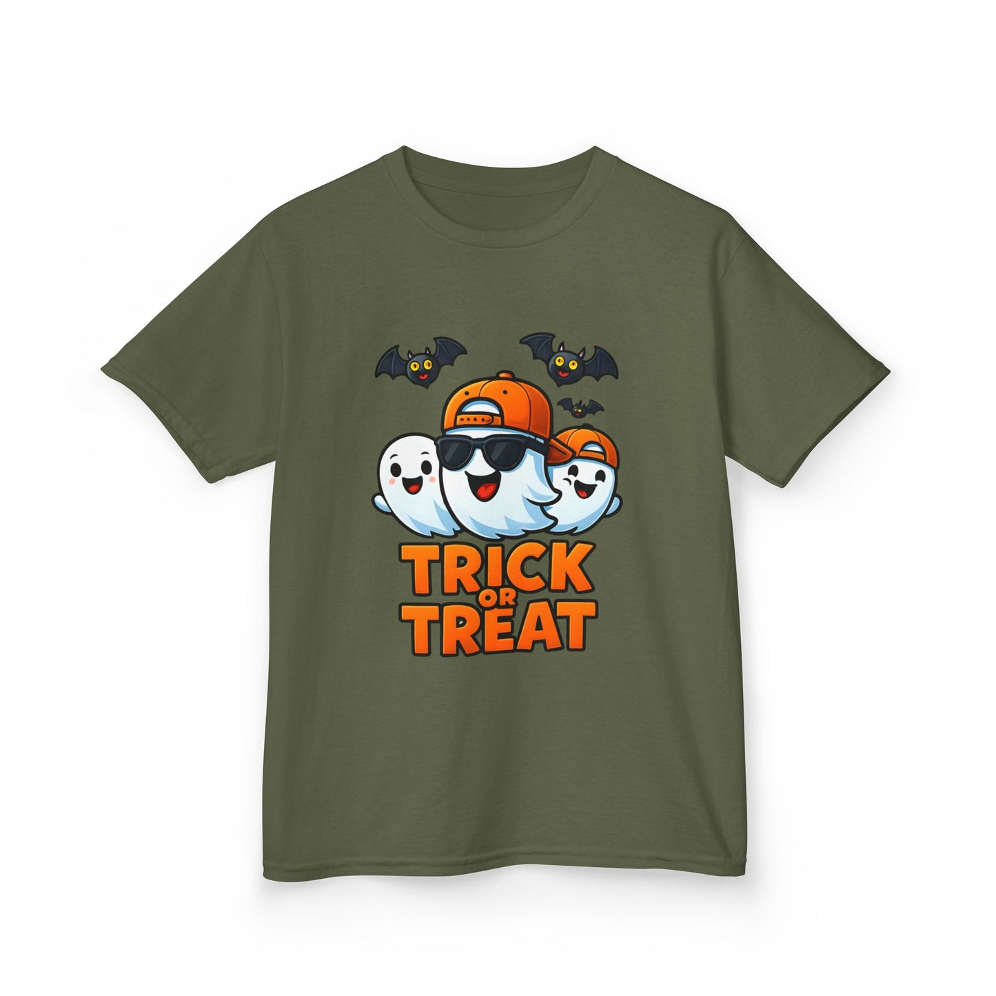 Cute Halloween Kids Tee, Trick or Treat T-Shirt, this tee transforms everyday wear into a playful celebration, making it ideal for Halloween festivities!