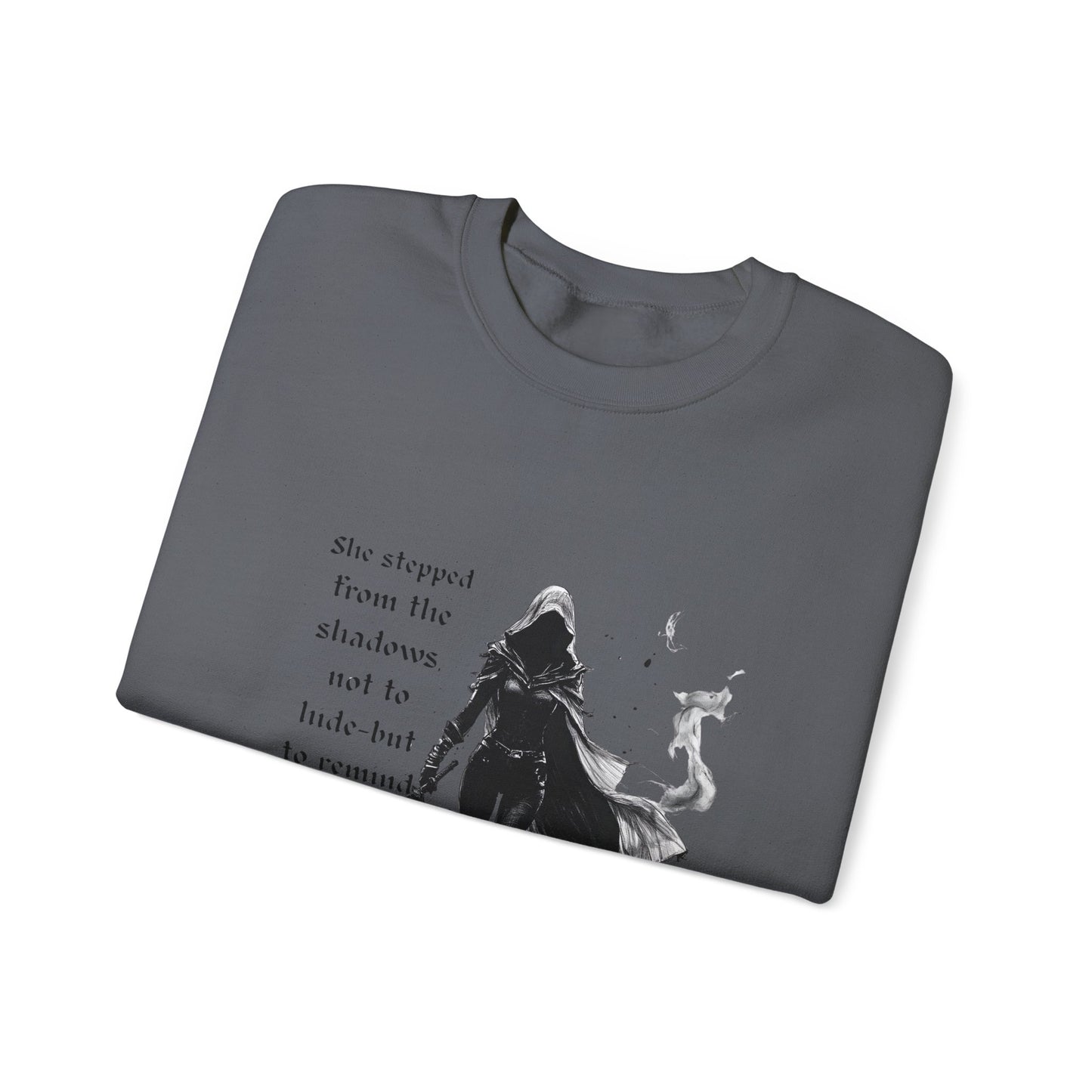 Heir of Fire Throne of Glass Sweatshirt, cozy autumn apparel for any Sarah J Maas fan. With a touch of darkness and assassin vibes.