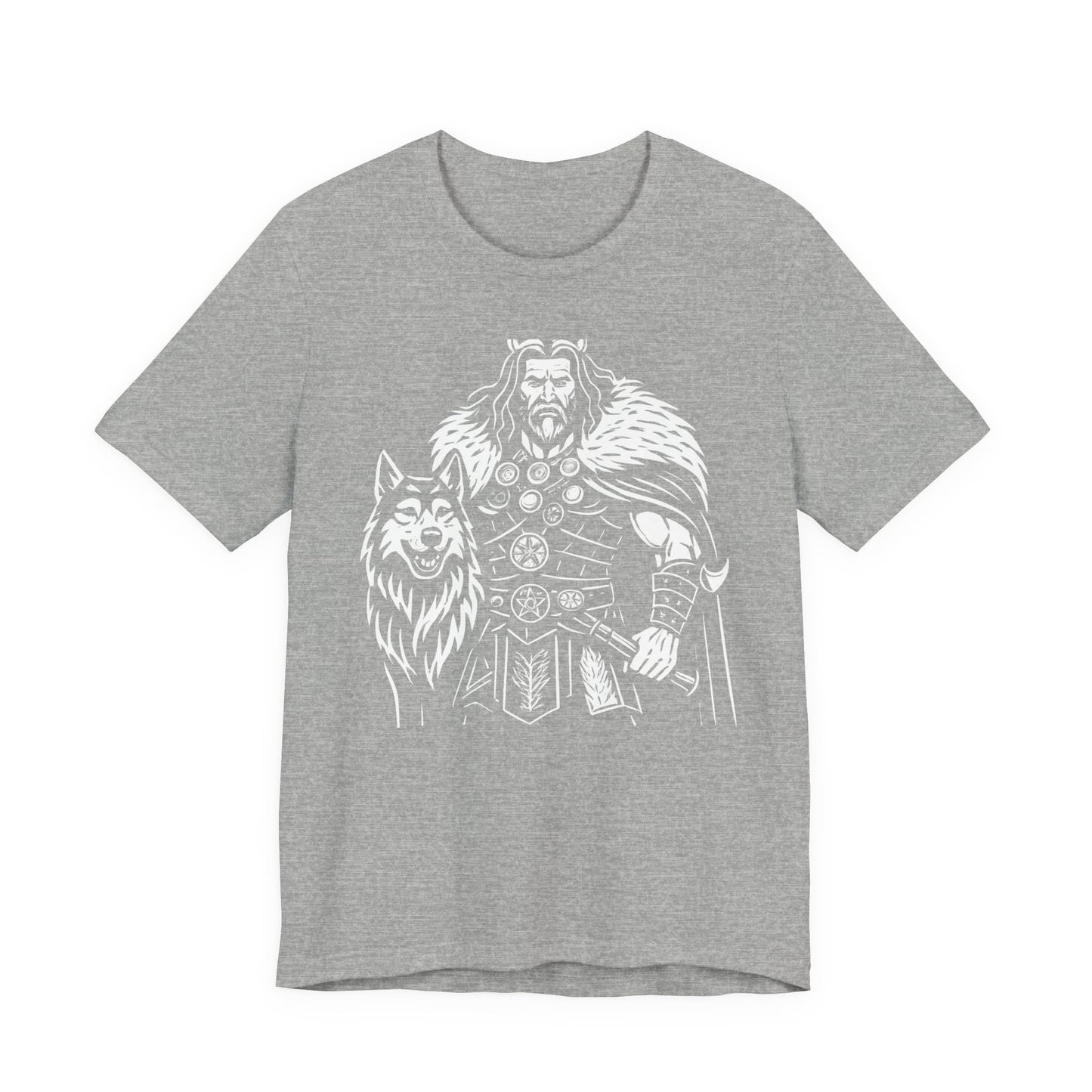 Tyr Viking God T-Shirt, This viking apparel captures the essence of a norse warrior, making it the epitome of viking clothing for those drawn to the fierce and the mythical.