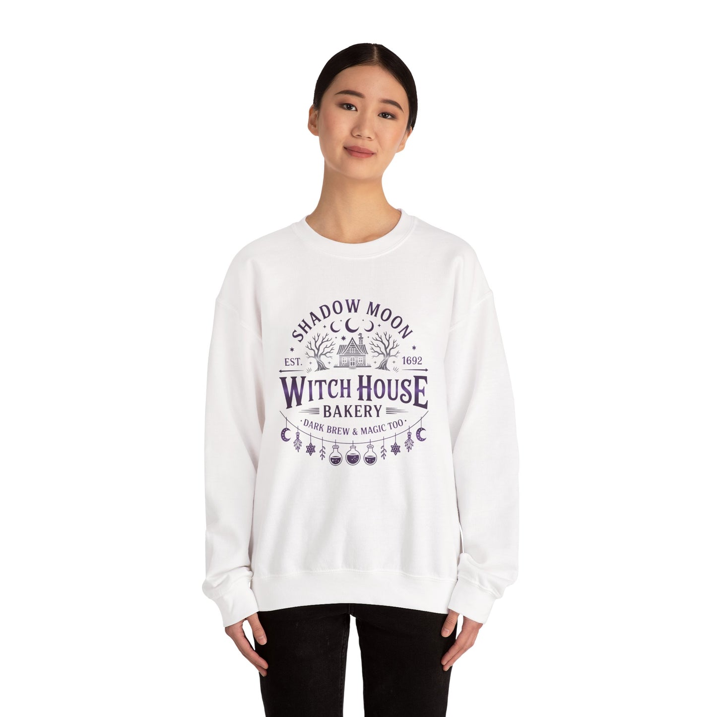 Witch House Bakery Sweater • Witchy Bakery Graphic Pullover • Occult Witch Sweater • Magical Kitchen Witch Gift