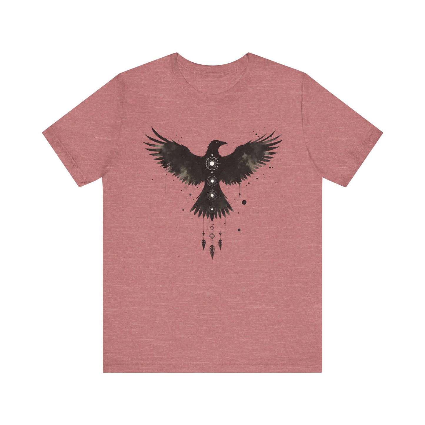 Viking Raven T-shirt, Embrace the spirit of Norse mythology with our Viking Raven T-shirt. This raven shirt captures the essence of Viking art.
