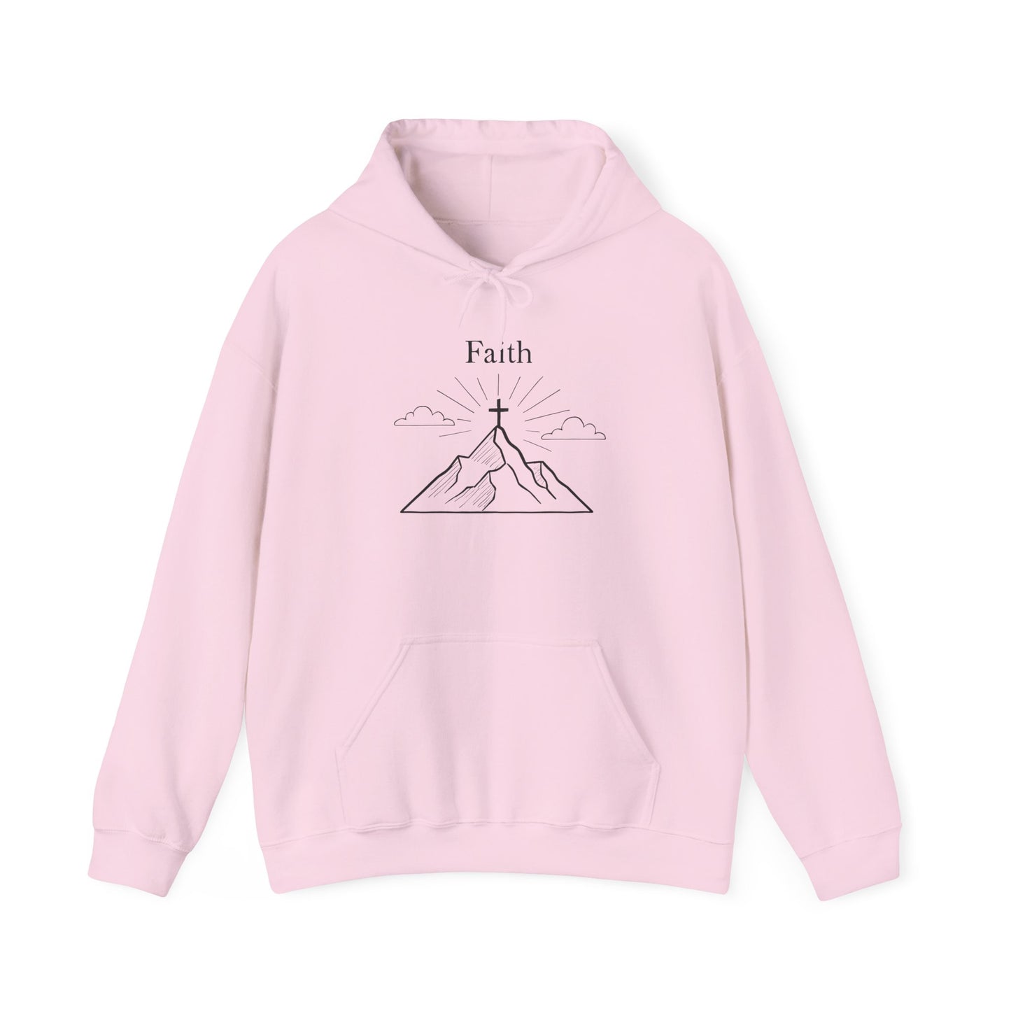 Faith Hoodie, Religious Hoodie, Whether attending church or cherishing quiet moments at home, this religious hoodie serves as a beautiful piece of Christian merch, celebrating the joy of Christianity..