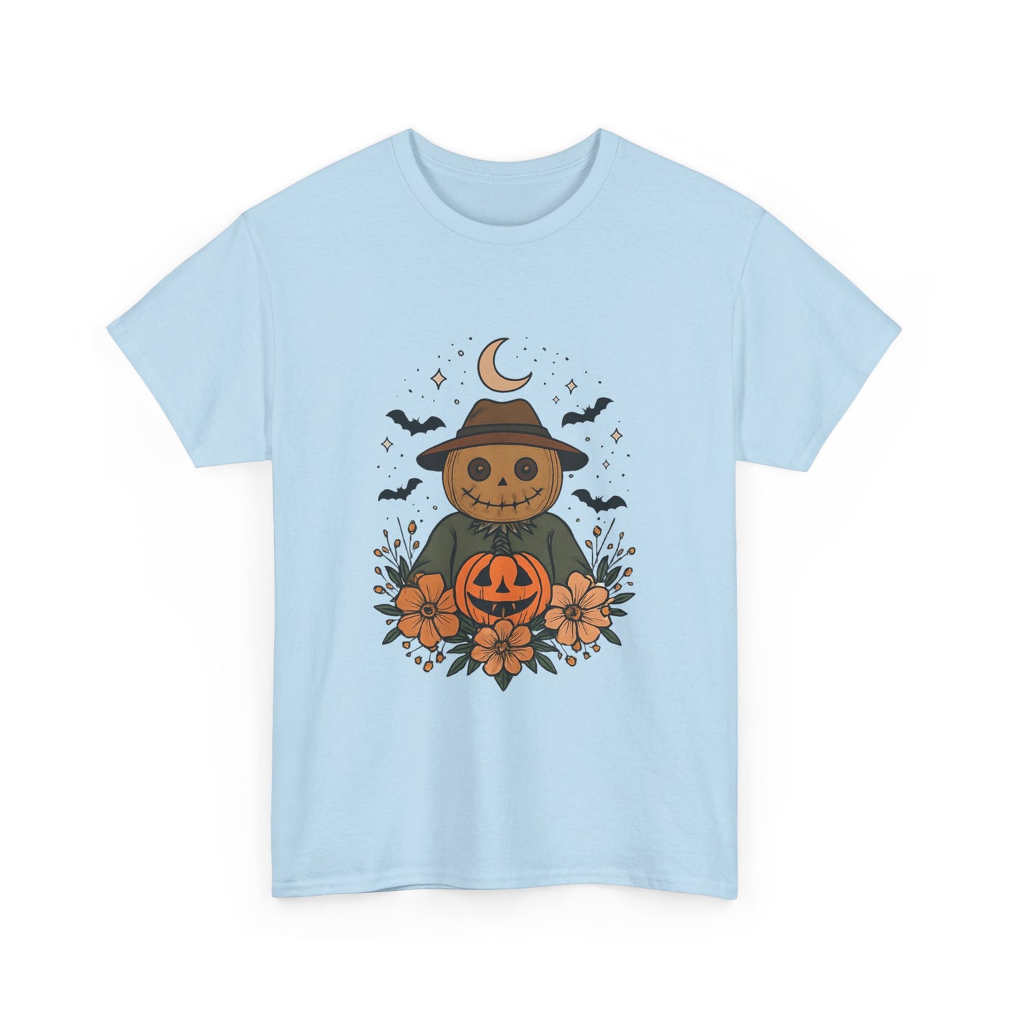 Halloween Scarecrow Tee, This t-shirt is a great gift for friends and family who love the autumn season and enjoy participating in harvest festivals or Halloween parties