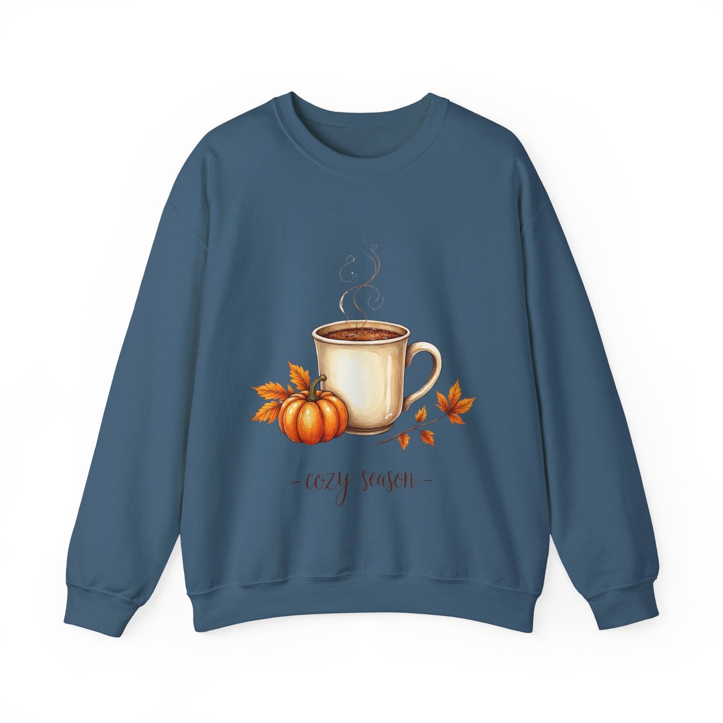 Cozy Season Sweatshirt, Perfect jumper for the cooler months with Autumn Colors giving a Cozy Autumn vibe