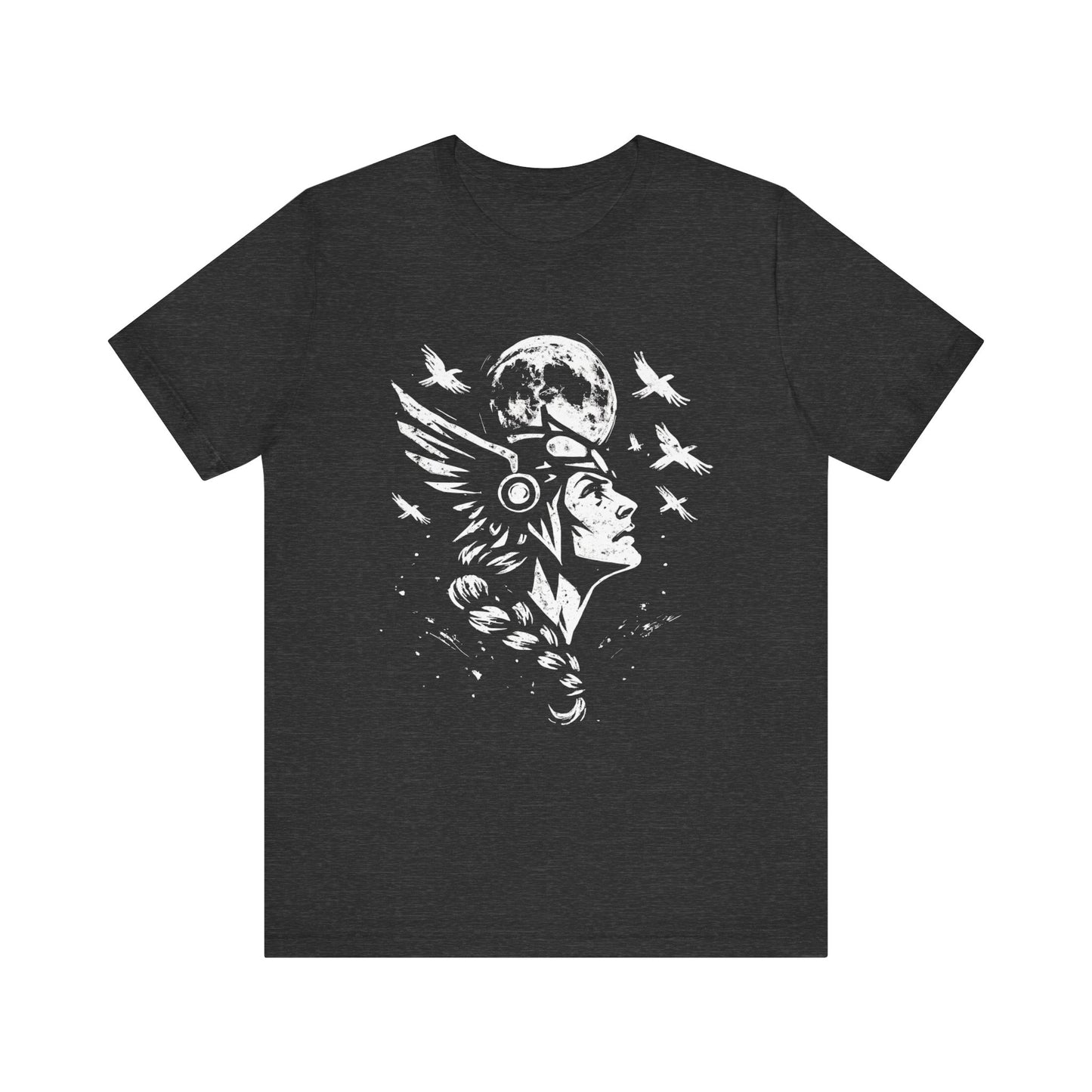 Valkyrie Norse Pagan T-Shirt, is a tribute to the powerful legends of old. Embrace the spirit of the Valkyrie with this striking design that merges the mystique of norse mythology with the rugged appeal of viking apparel.