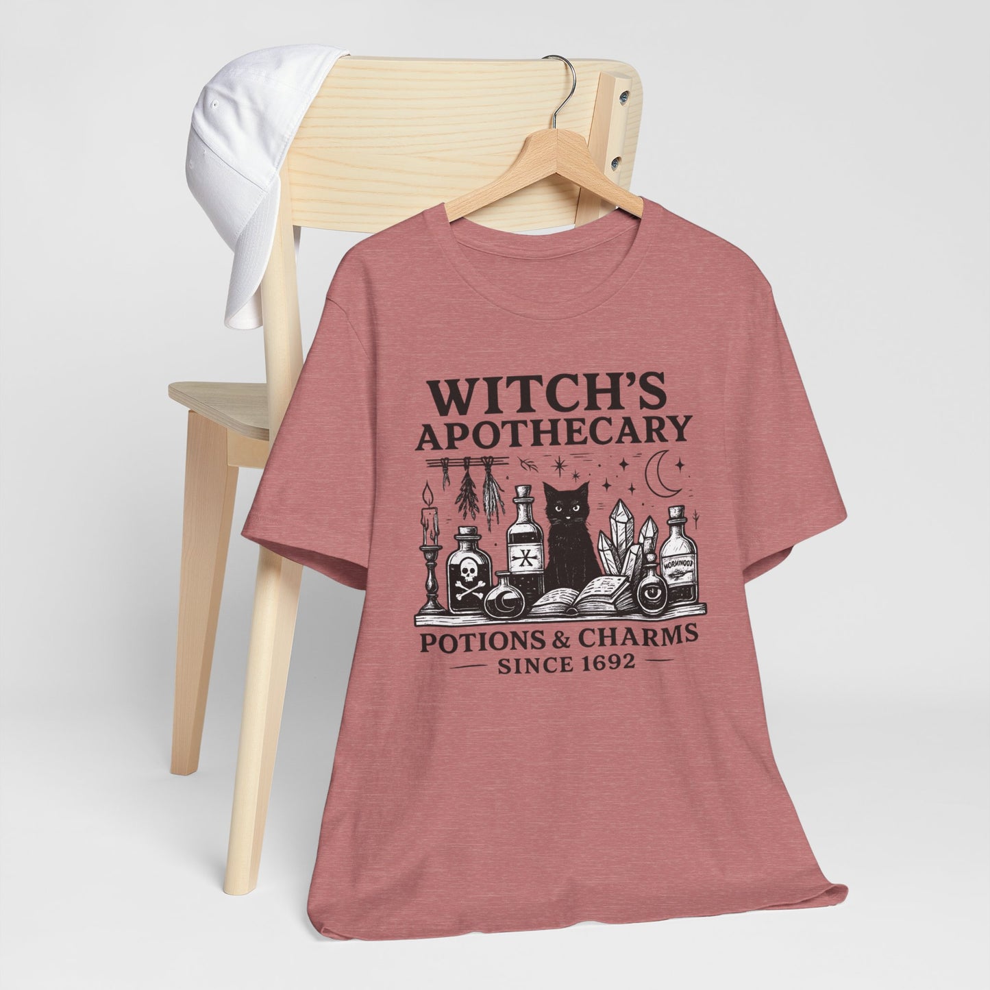 Witch's Apothecary Shirt 1692, Salem Apothecary Tee,this Salem shirt is perfect for those who embrace all things witchy and magical.