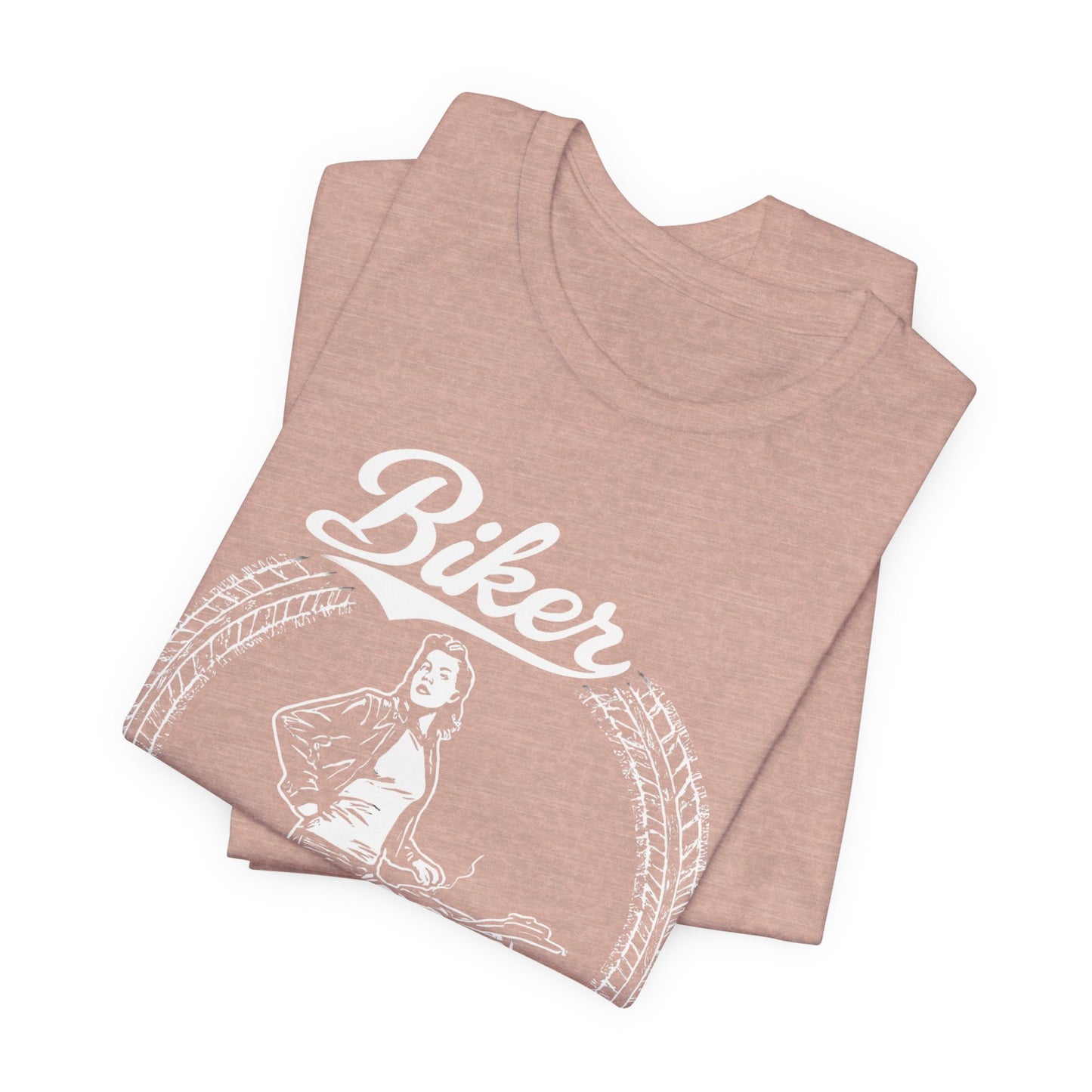 Biker Tshirt, Motorcycle Tee, This Motorcycle Tee is crafted with a striking Motorcycle Design, perfect for the empowered Female Biker.