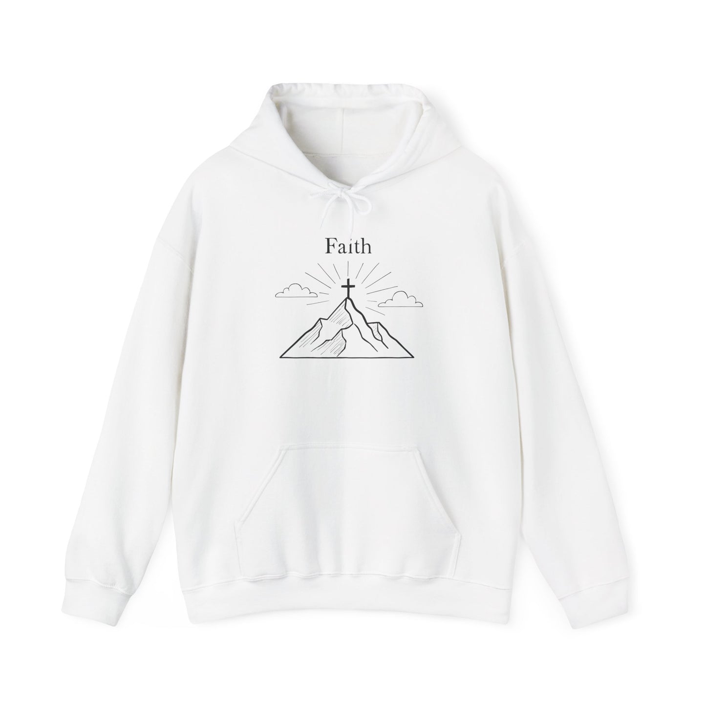 Faith Hoodie, Religious Hoodie, Whether attending church or cherishing quiet moments at home, this religious hoodie serves as a beautiful piece of Christian merch, celebrating the joy of Christianity..