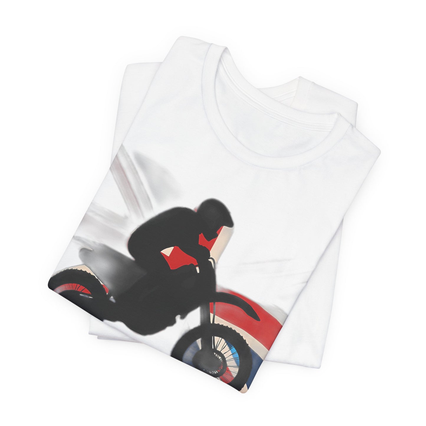 Union Jack T-shirt Motorcross, Whether you’re sporting it as a motocross shirt or a casual day out, this UK flag T-shirt is your ticket to riding in true British spirit.