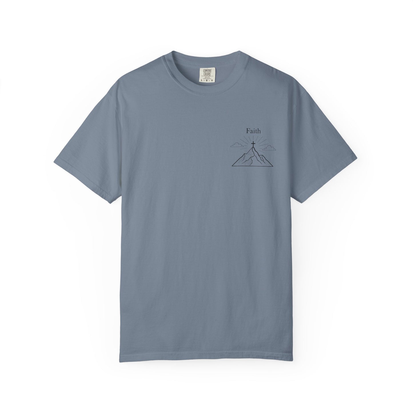 Faith Moves Mountains Comfort Colors Tee,Christianity Gift, Christianity Shirt,Christian Merch, Jesus Christ Shirt, Religion, Christian Gift