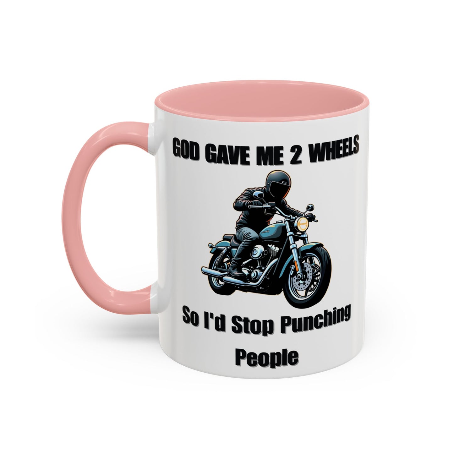Motorcycle Humor Coffee Mug - Perfect for coffee lovers and motorcycle enthusiasts alike, this mug embodies a playful yet edgy vibe.