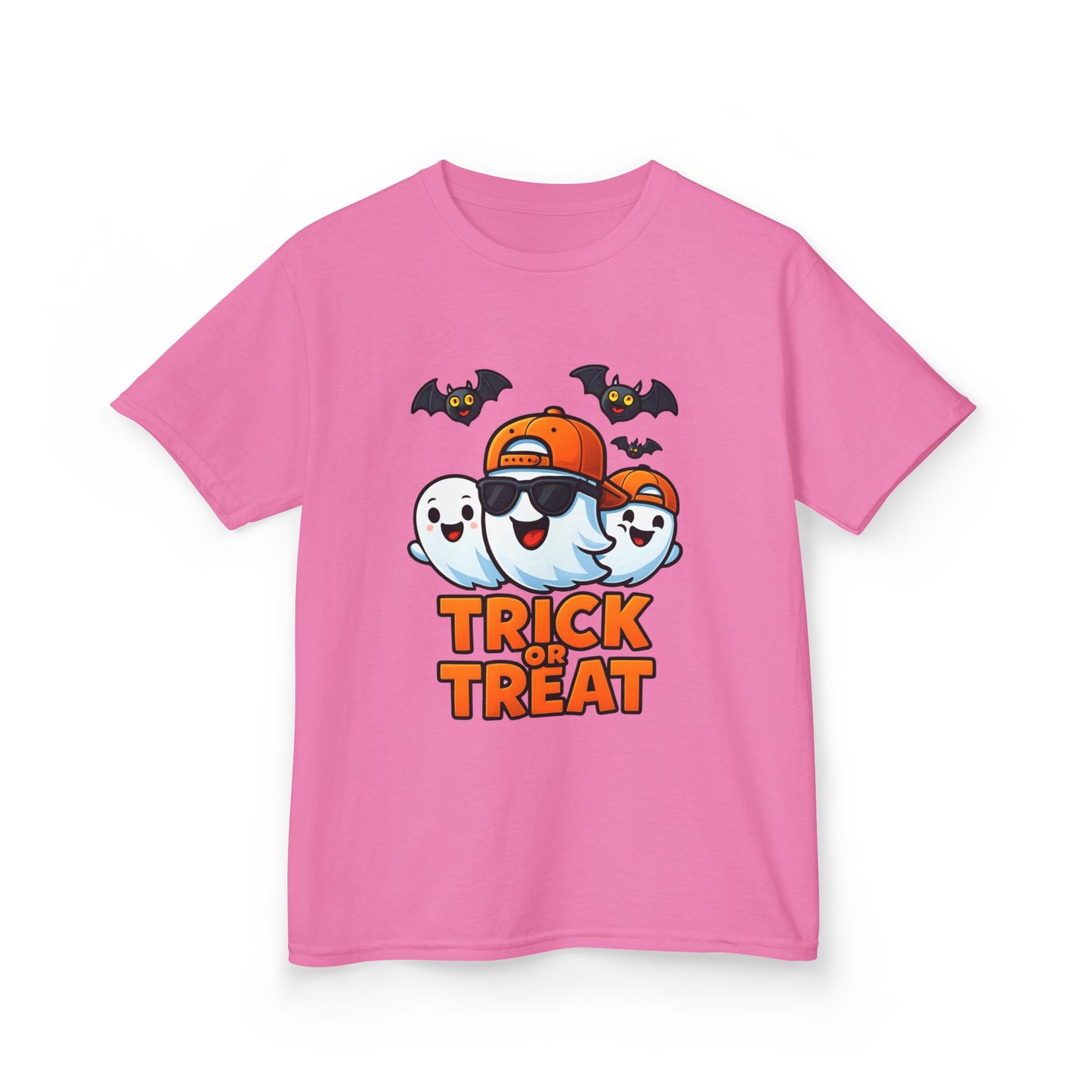 Cute Halloween Kids Tee, Trick or Treat T-Shirt, this tee transforms everyday wear into a playful celebration, making it ideal for Halloween festivities!