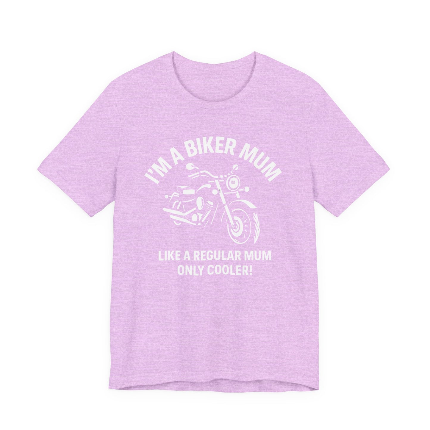 Biker Mum T-Shirt, Perfect as a bike lover gift or a personal treat, this motorcycle tee is more than just apparel; it's a statement.