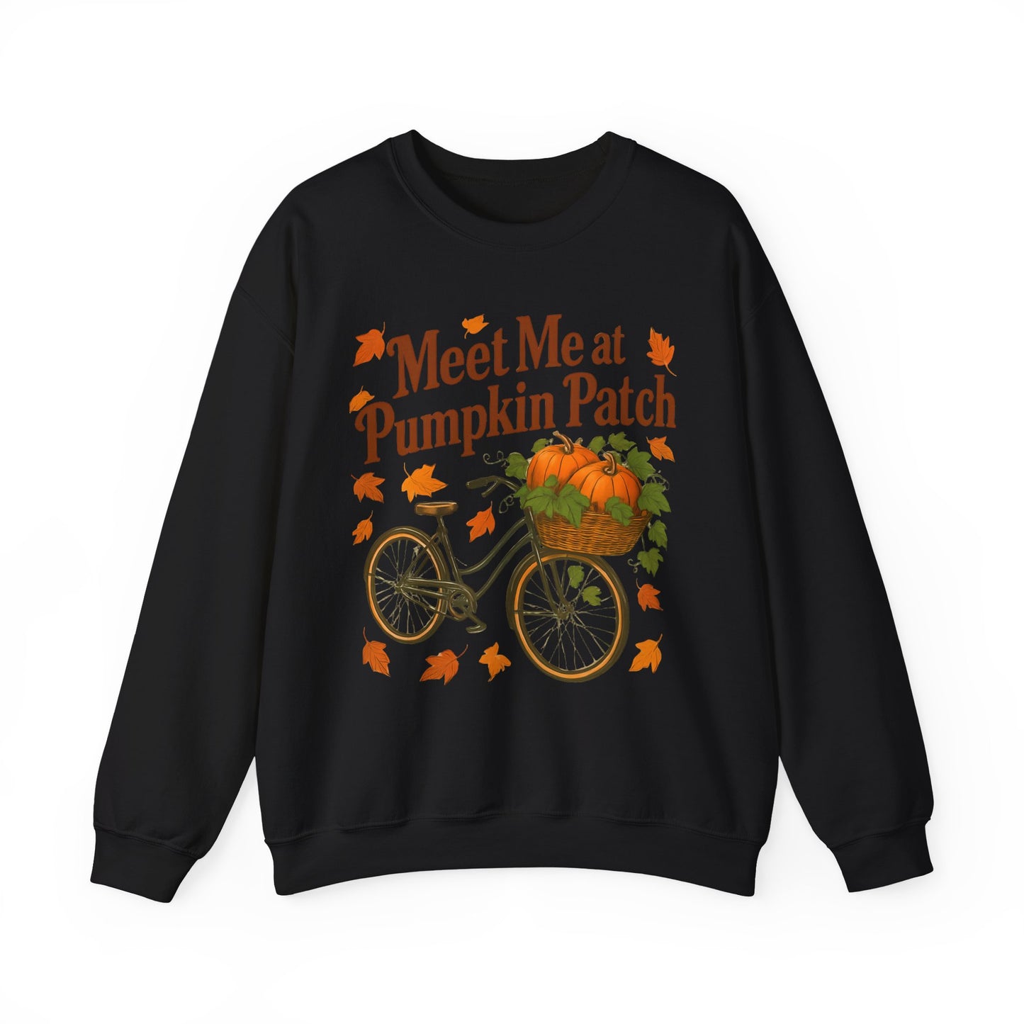 Meet me at the pumpkin patch Sweatshirt, This autumnal jumper wraps you in warmth, making chilly days inviting and every outing a celebration of the season.