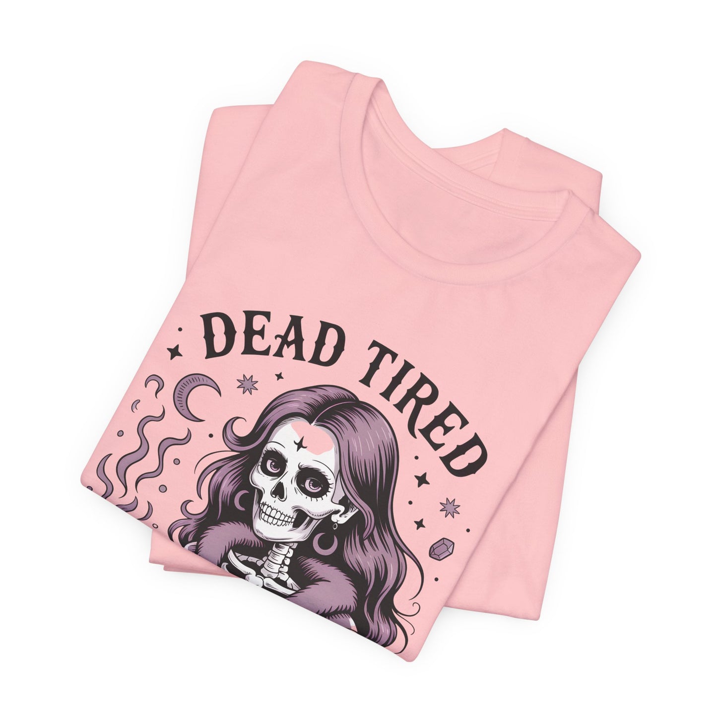 Dead Tired Need Spells Witchy T-Shirt, Skeleton Graphic Tee, witchy stuff, Witchcraft Shirt, Witchy Clothes, Witchcore, Wiccan Apparel
