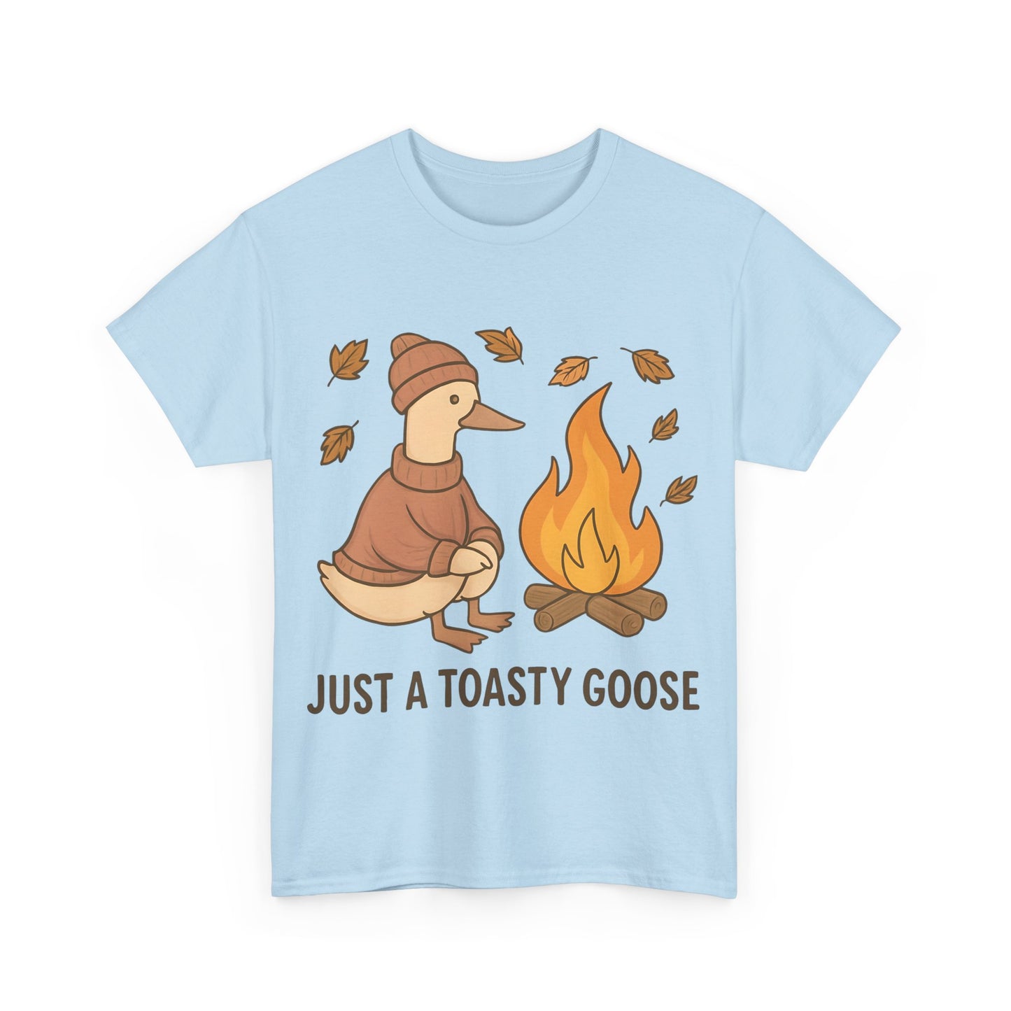 Autumn Goose Tee -Toasty Goose autumn Fashion, it's great for gatherings and makes a perfect gift.