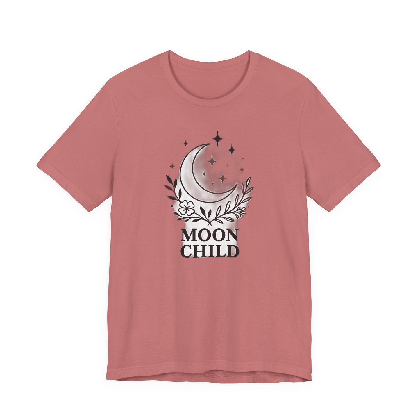 Moon Child T-Shirt, Crescent Moon Shirt, this moon child tee is more than just a piece of pagan clothing—it's a magical shirt that invites the wearer to explore the enchanting world of witchy things.