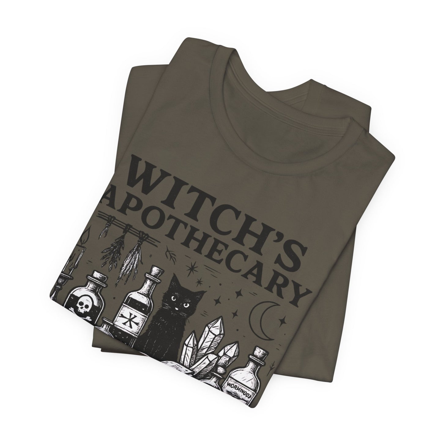 Witch's Apothecary Shirt 1692, Salem Apothecary Tee,this Salem shirt is perfect for those who embrace all things witchy and magical.