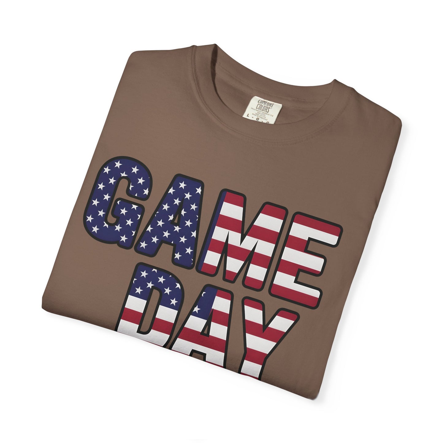 American Flag GAME DAY T-Shirt | Patriotic Sports Fan Tee