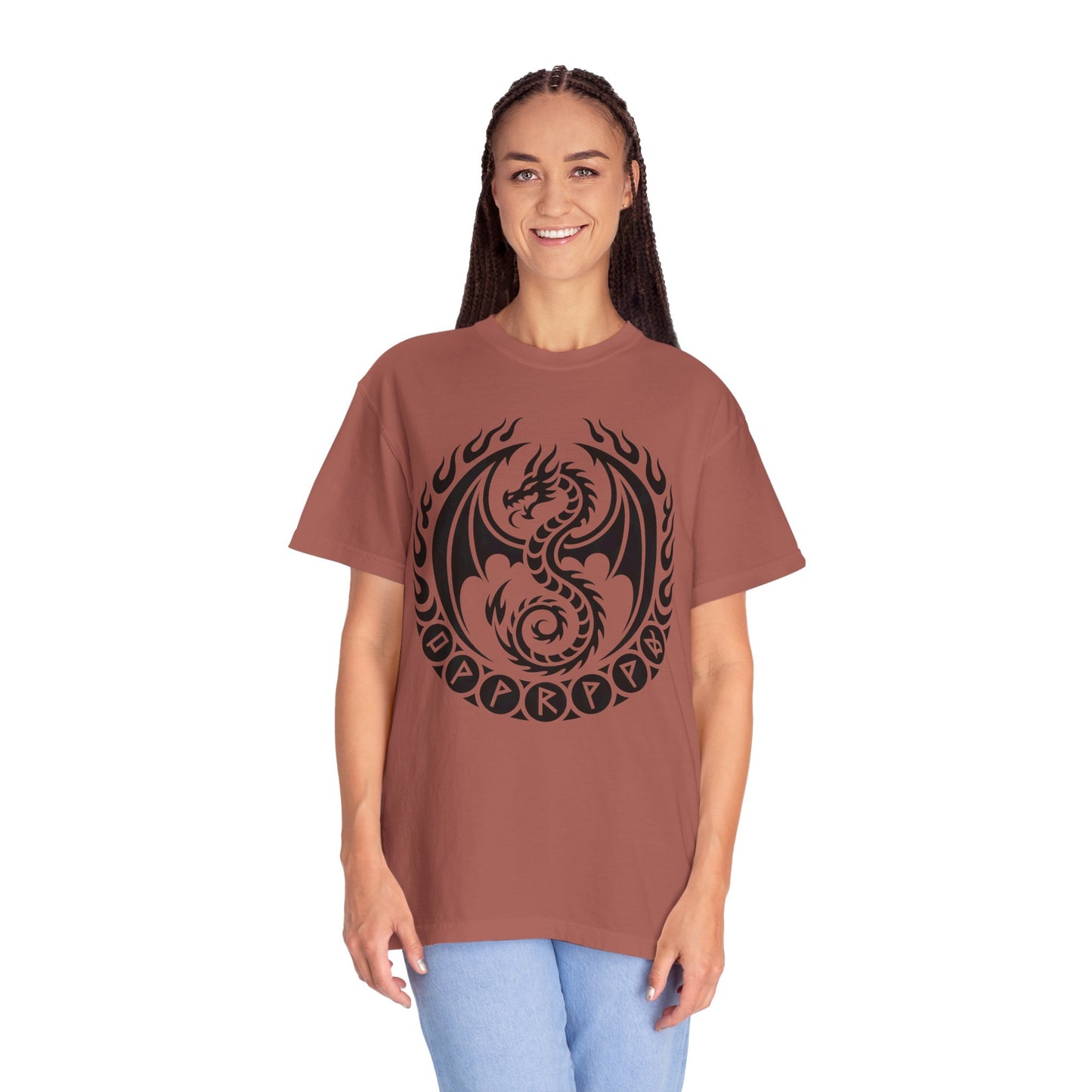 Comfort Colors dragon lovers viking shirt, norse mythology alternative gifts.