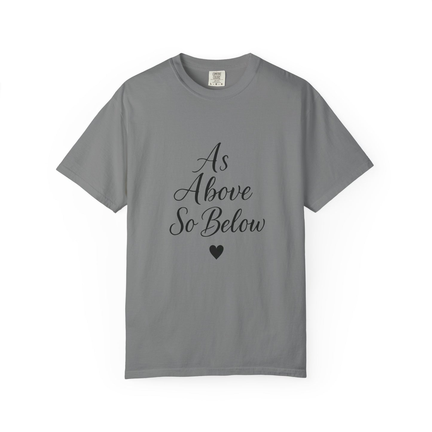 As Above So Below T-shirt, Embrace the celestial vibes infused in this spiritual tee, where the ancient secrets of pagan clothing meet the modern allure of witchy clothes.