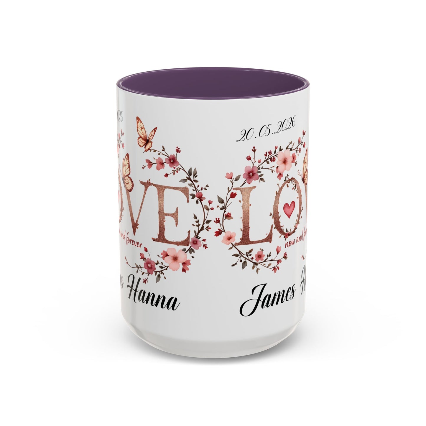 Custom Wedding Mug | Personalized Anniversary Mug | Valentines Day Gift |