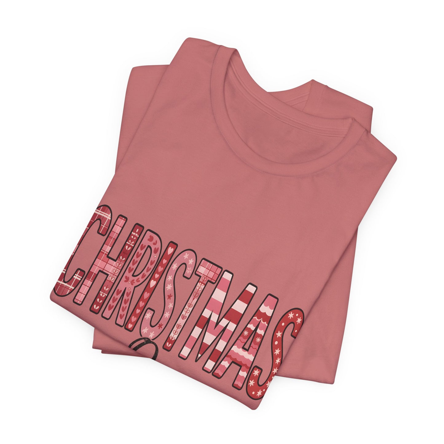Christmas Queen Pinkmas T-shirt,  Perfect for a sister XMAS gift or a Christmas mom gift, this festive shirt captures the essence of a very merry Christmas