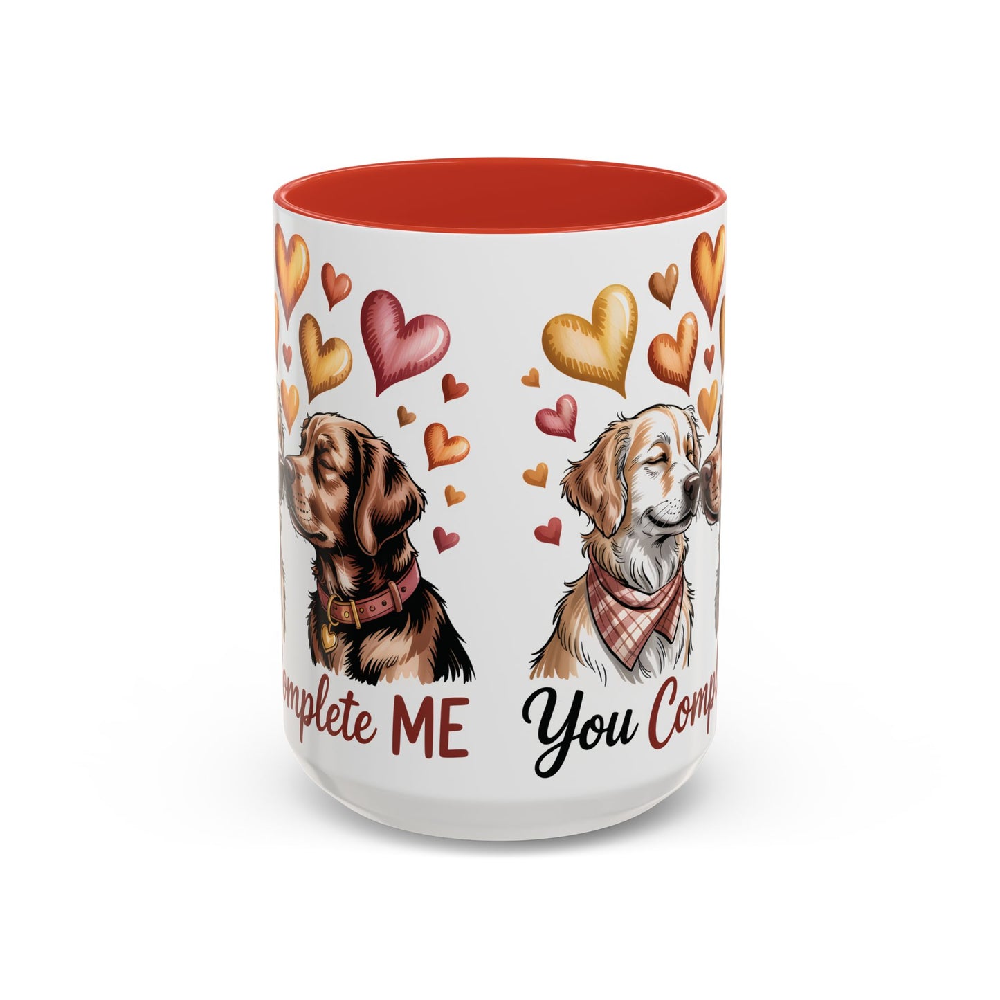 You Complete Me Mug | Cute Dog Lover Gift | Valentines Day Gift for Wife Husband |
