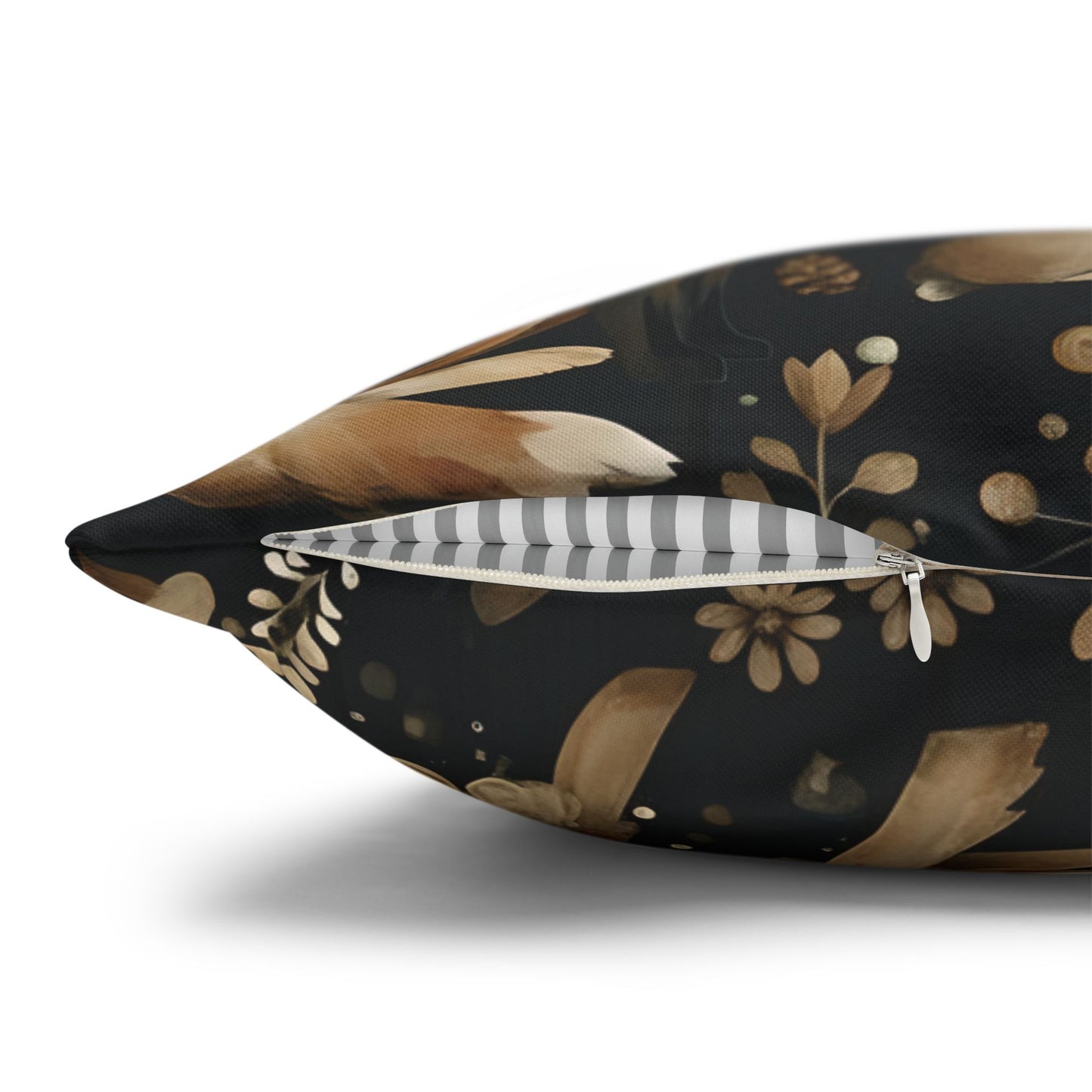 Rustic pillow cover, nature lovers gift, cozy home accent, housewarming gift