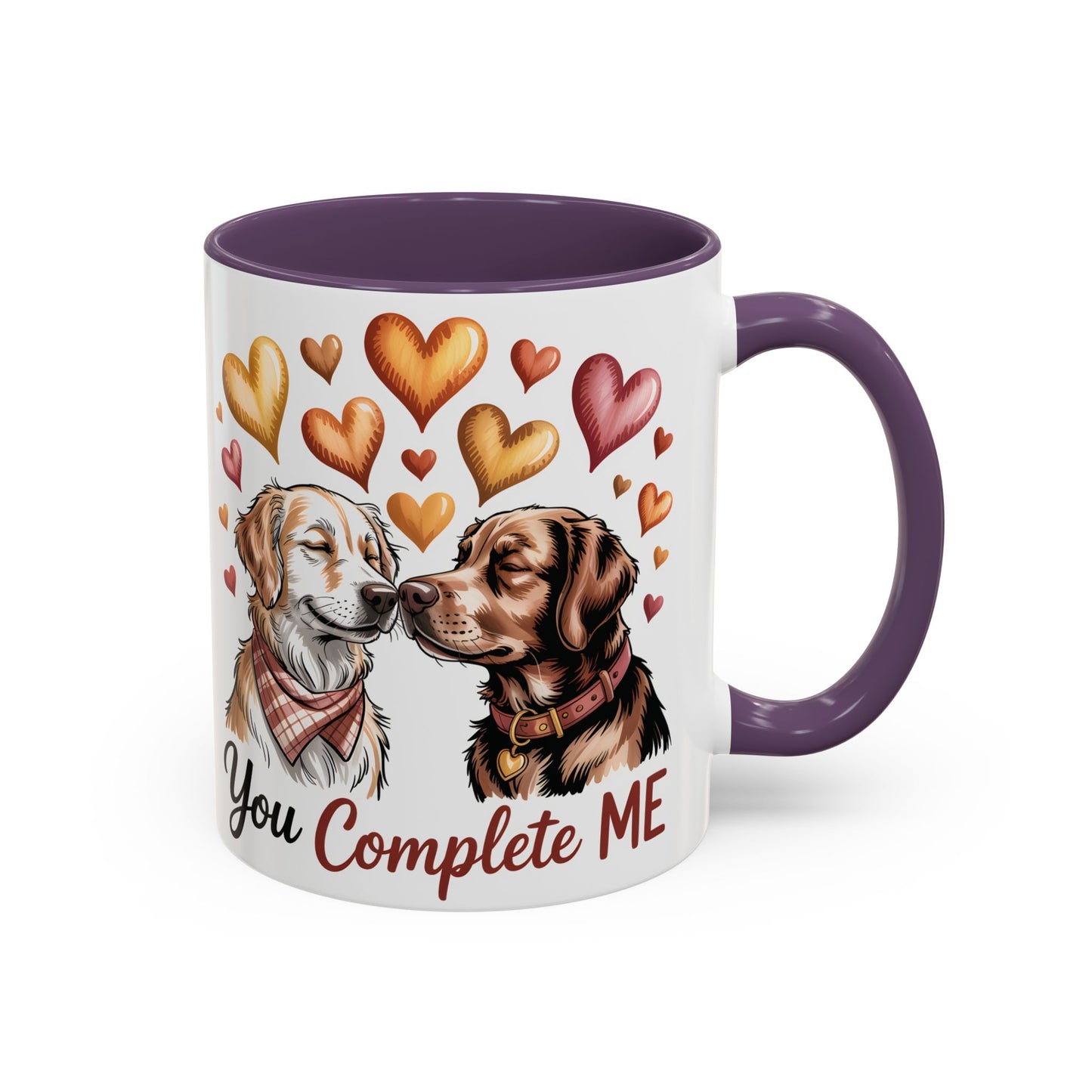 You Complete Me Mug | Cute Dog Lover Gift | Valentines Day Gift for Wife Husband |