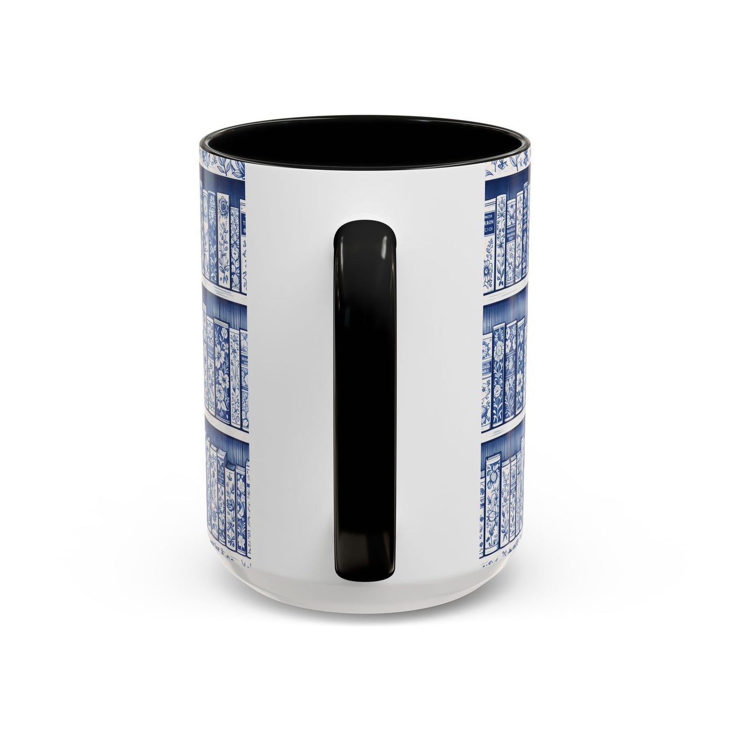 Personalized floral coffee cup, cozy reading bookish gift, book lover birthday gift.