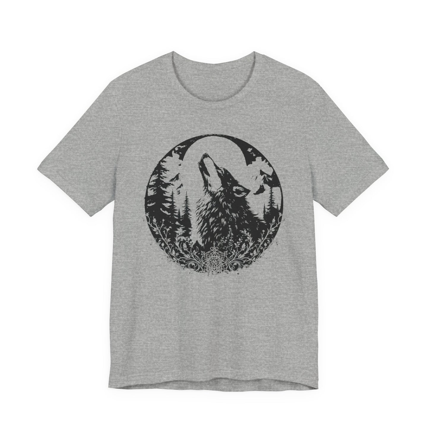 Wolf Graphic Shirt, wilderness tee, alt gifts for her, 90s grunge top.