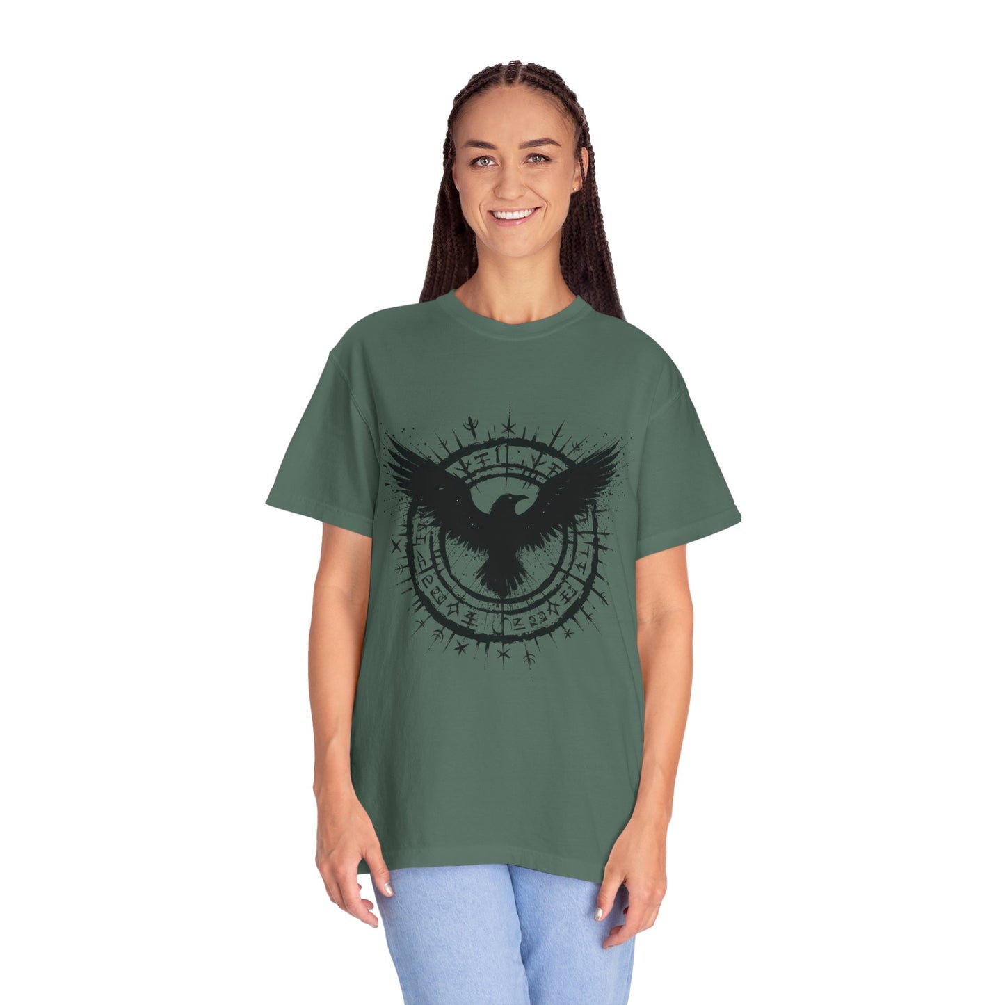 Raven Shirt, comfort colors viking clothing, witchy things.