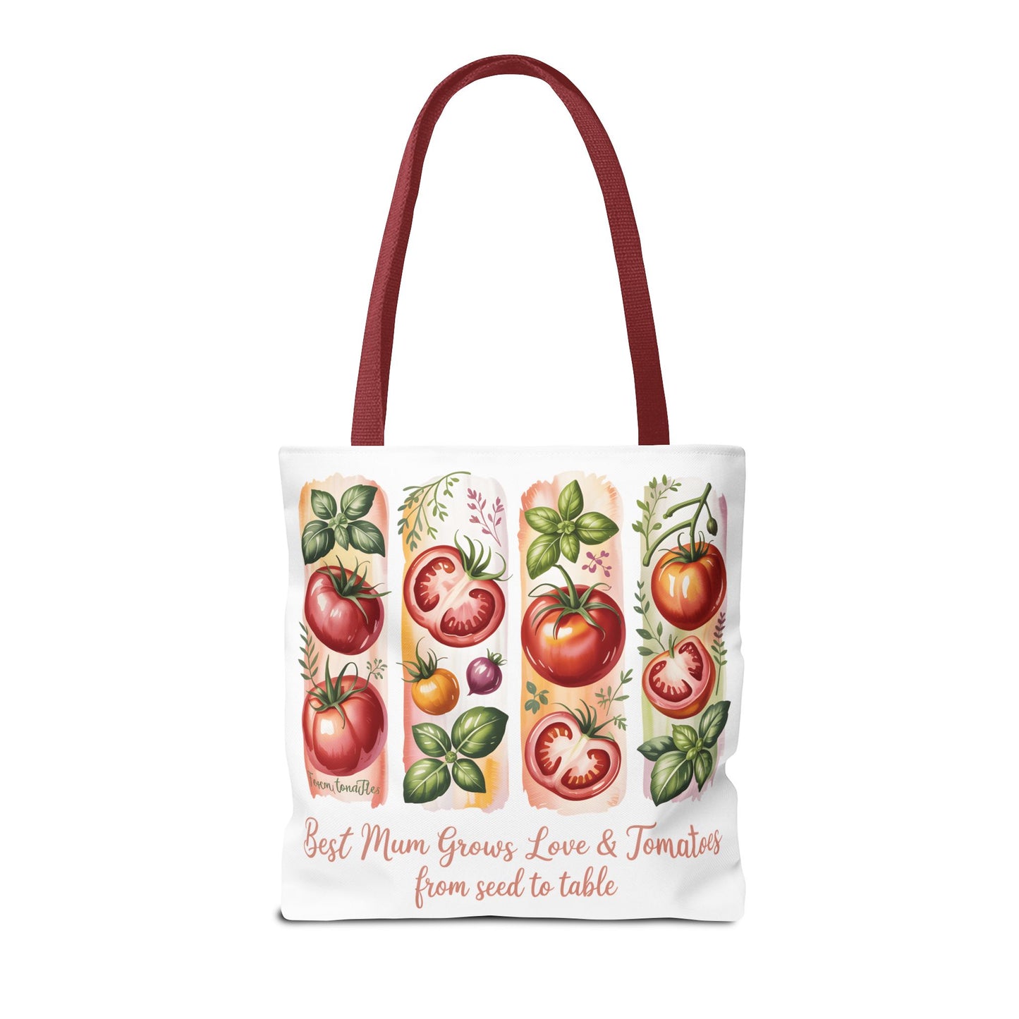 Best Mom Tote Bag, Tomato Garden Lover Design, Perfect Mothers Day Gift for Moms Who Love Gardening and Nature