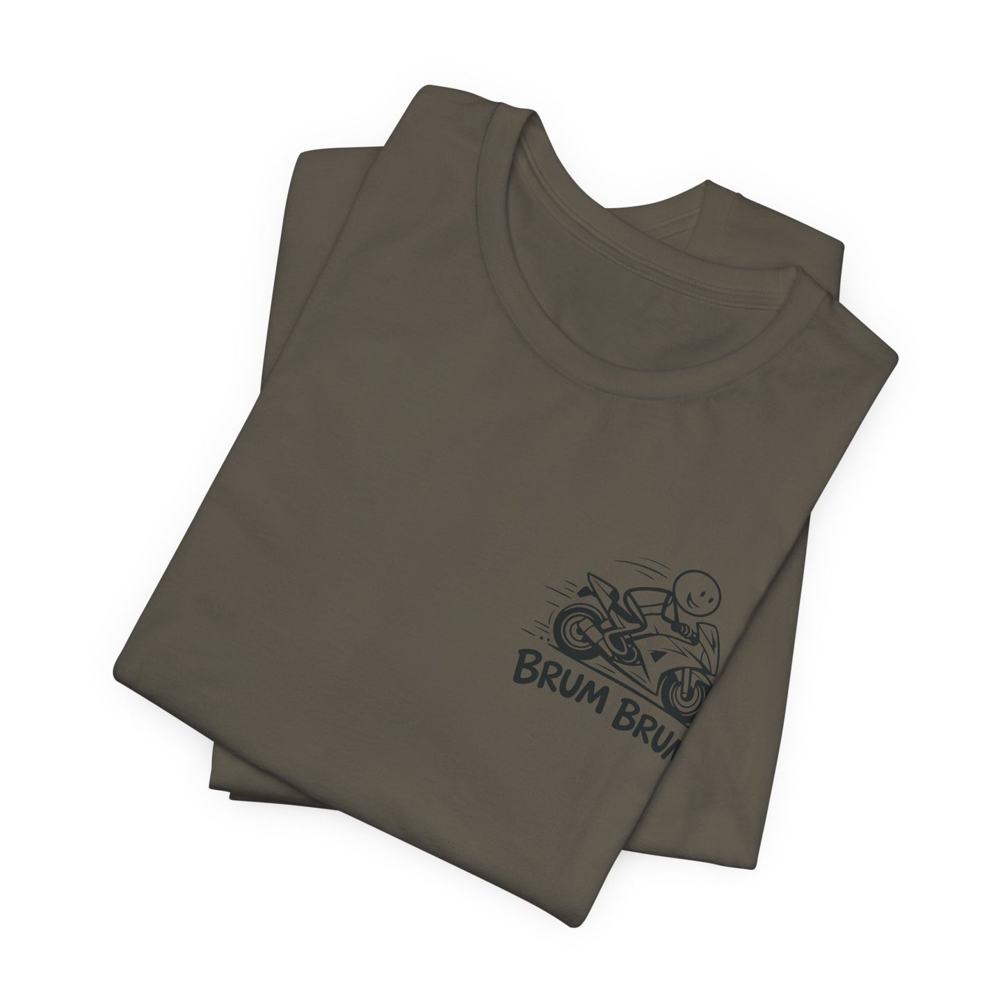 Brum Brum Cotton biker shirt, streetwear tee, biker apparel, motorcycle gift.