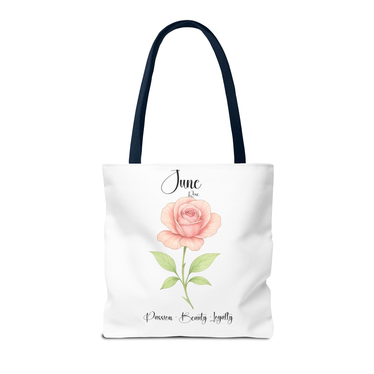Personlised birth month flower bag for her, milestone birthdays, bestfriend gift.