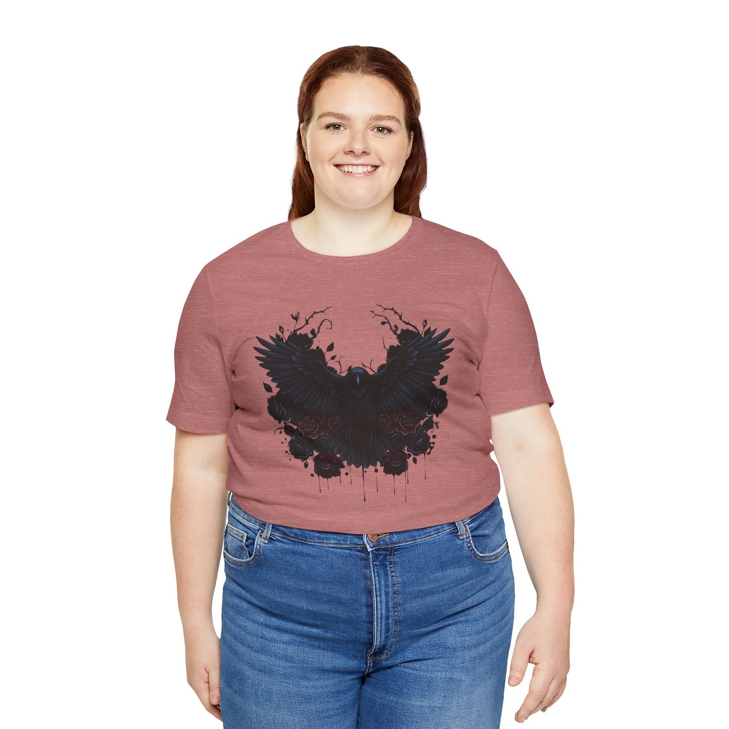 Dark Raven Gothic Apparel  | Unisex Cotton Shirt | Dark Aesthetic  |