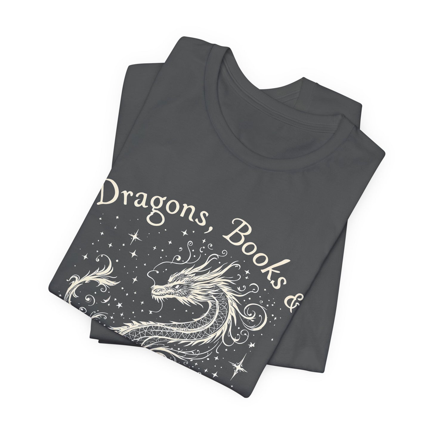 Book Lover Gift T-Shirt | Fantasy Reader Tee | Dragon Reading Shirt | Booktok Merch | Bibliophile Gift