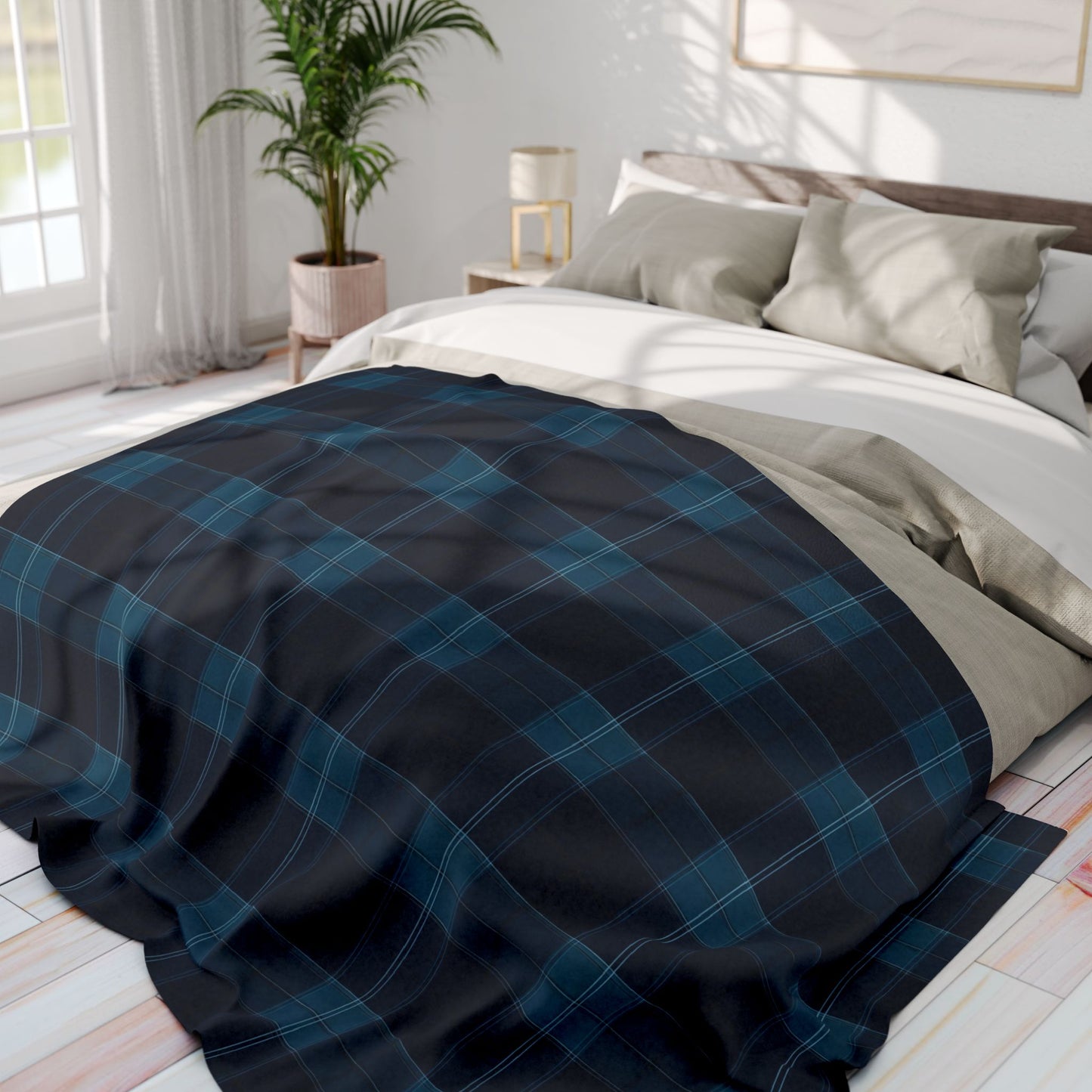 Tartan plaid blanket | checked blanket | cozy home throw