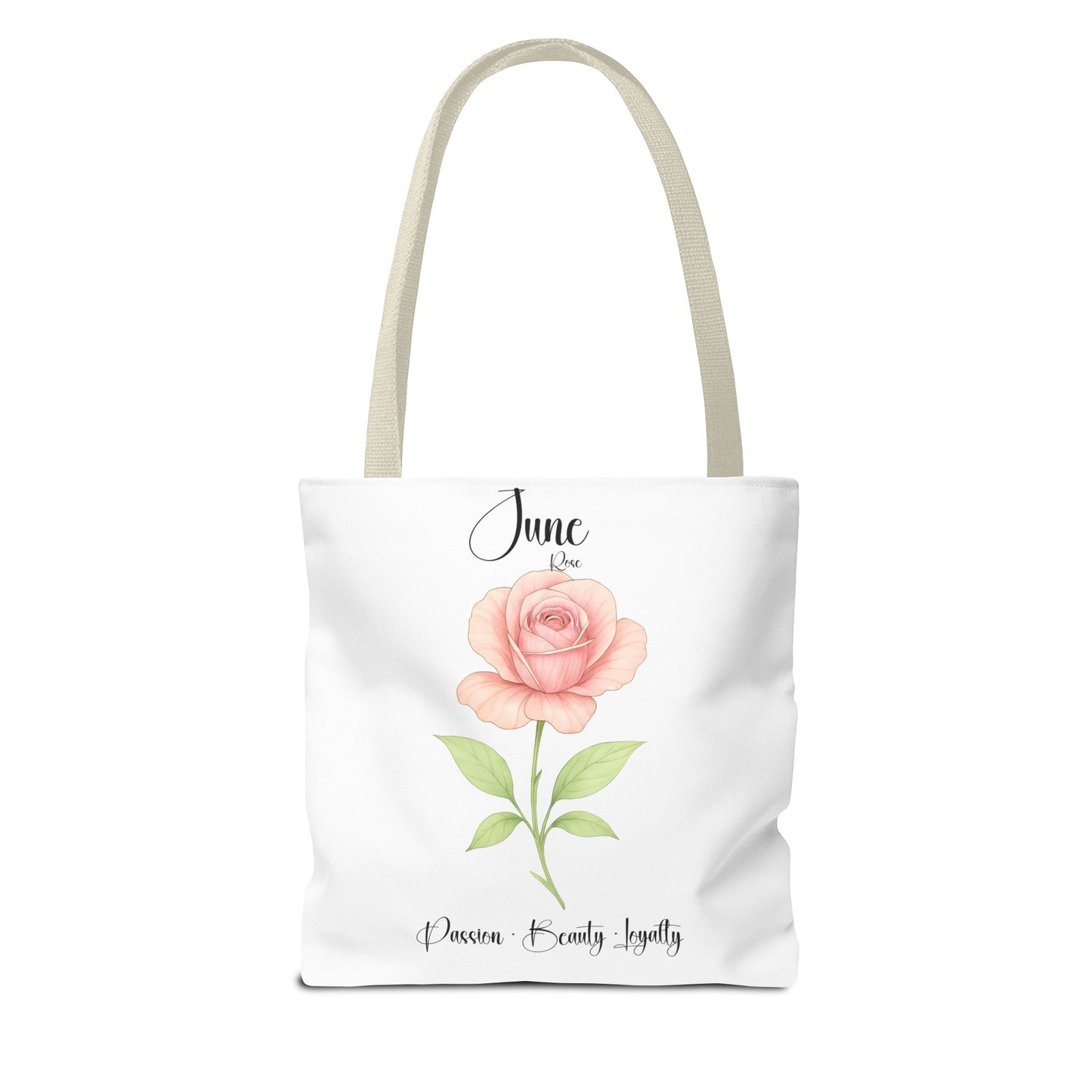 Personlised birth month flower bag for her, milestone birthdays, bestfriend gift.