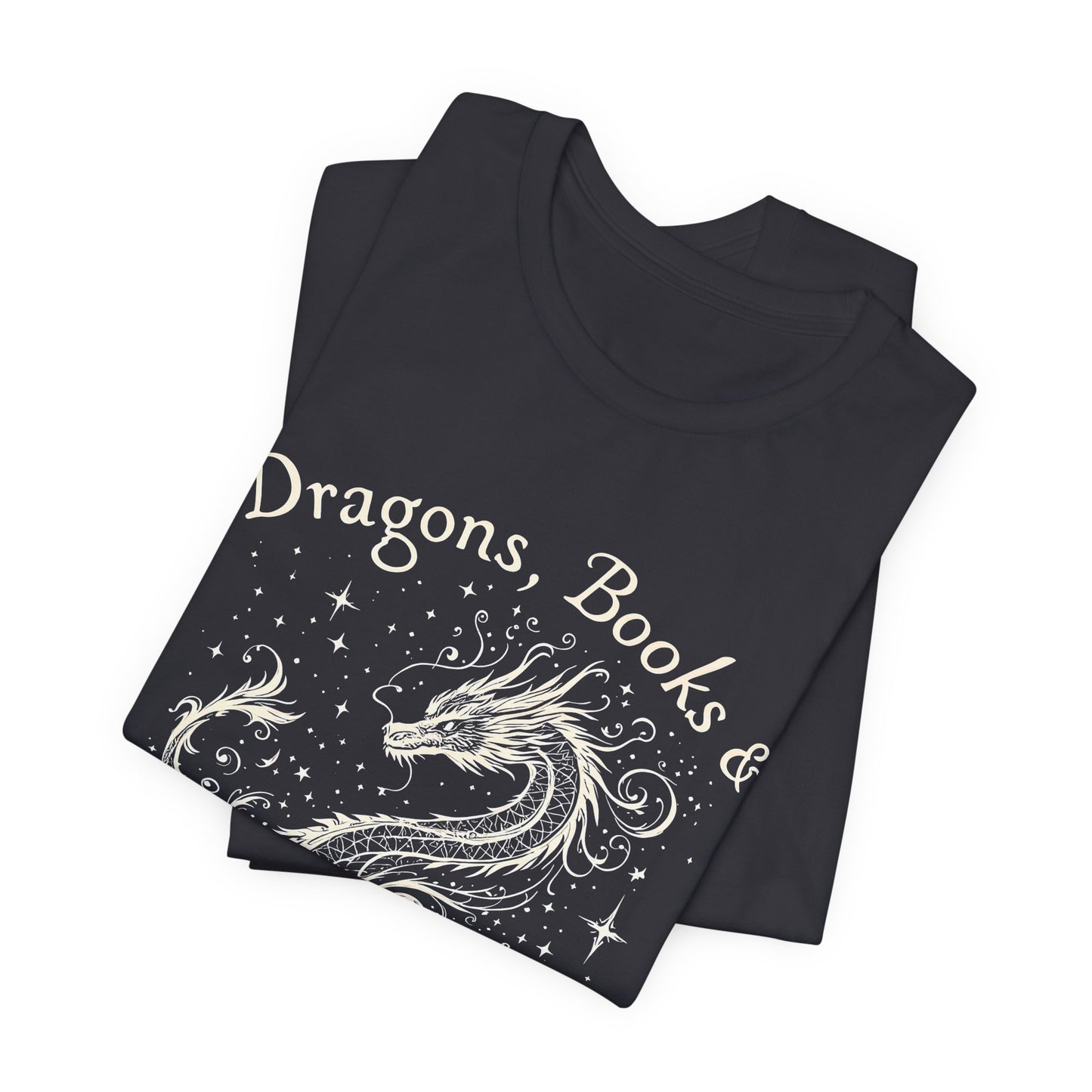 Book Lover Gift T-Shirt | Fantasy Reader Tee | Dragon Reading Shirt | Booktok Merch | Bibliophile Gift