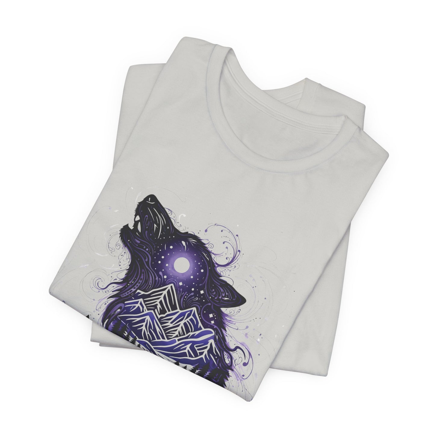 Wild Spirit Wolf Tee - Unisex, wildlife shirt, Gothic Streetwear, Alternative Clothing.