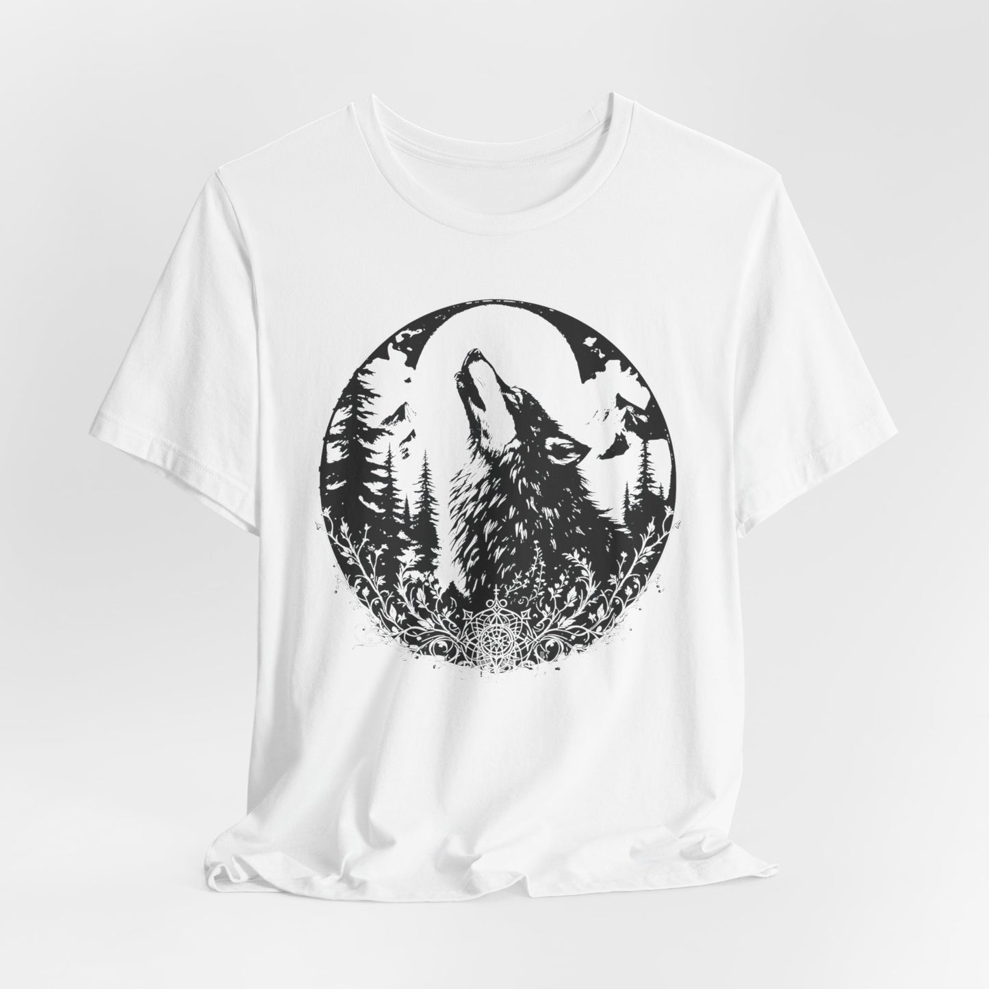 Wolf Graphic Shirt, wilderness tee, alt gifts for her, 90s grunge top.