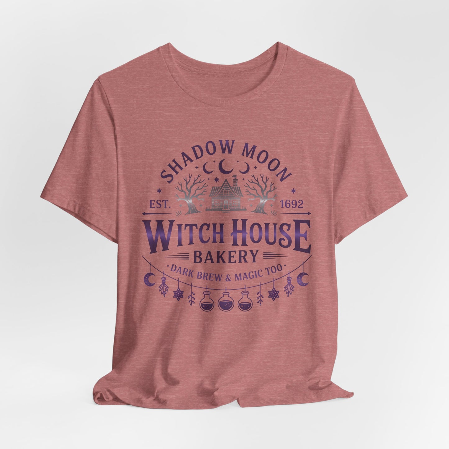 Witches House T-Shirt • Cottage Witch Graphic Tee • Magical Witch House Shirt • Occult Witchy Top • Witch Gift Unisex Style