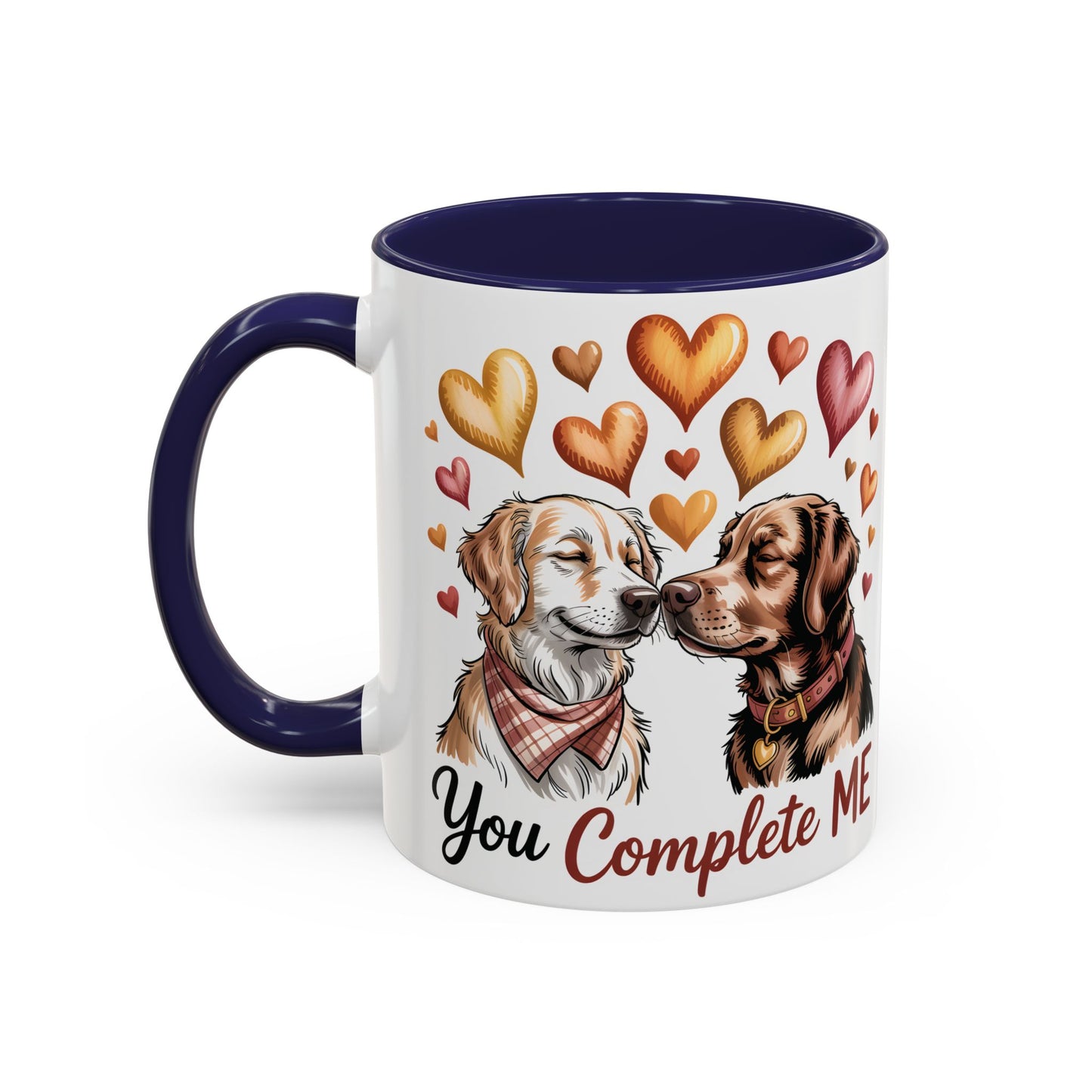 You Complete Me Mug | Cute Dog Lover Gift | Valentines Day Gift for Wife Husband |