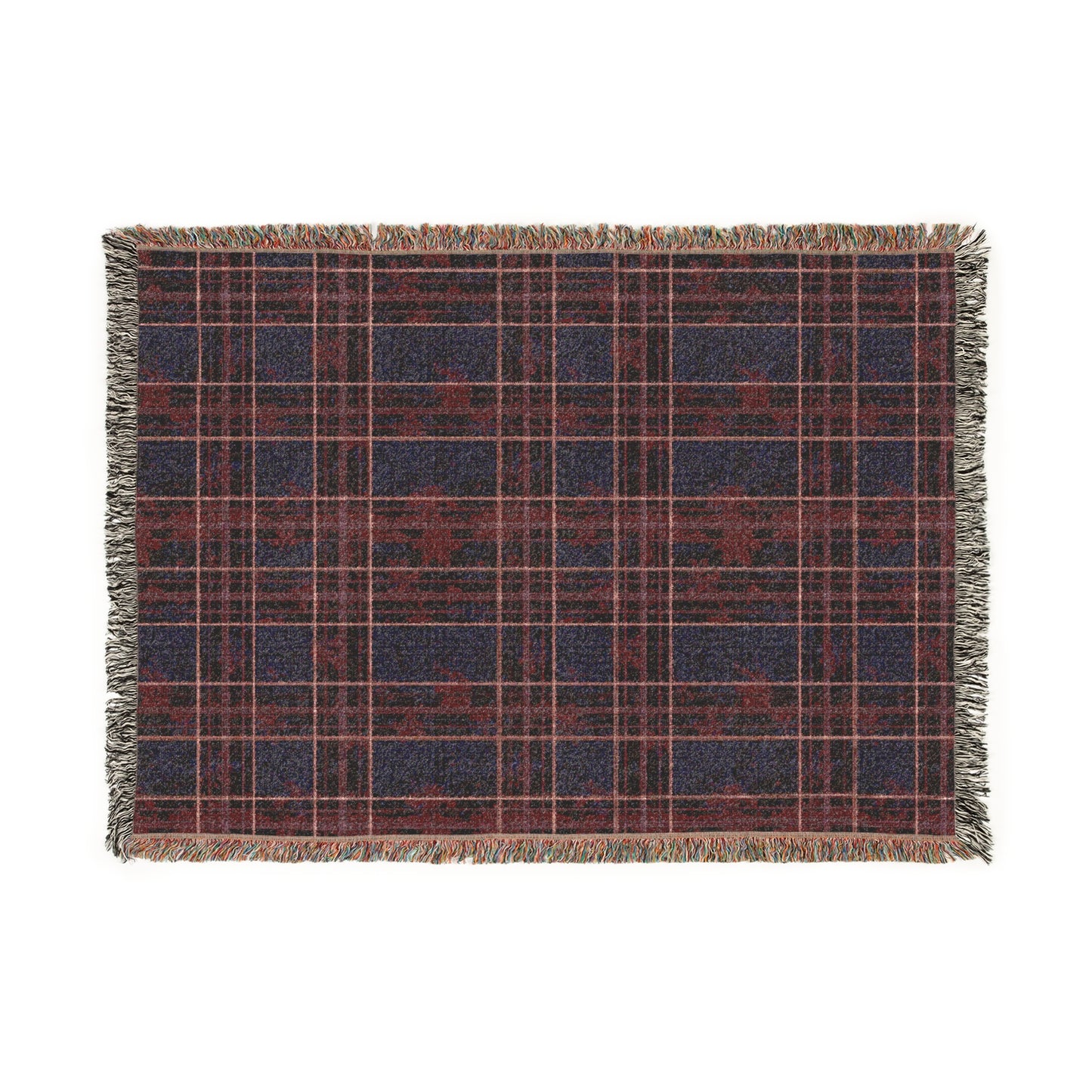 Woven Blanket, Warm Throw for Couch, Stylish Plaid Design, Cozy Home Decor