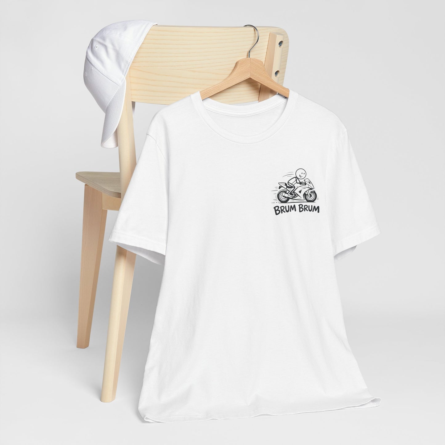 Brum Brum Cotton biker shirt, streetwear tee, biker apparel, motorcycle gift.